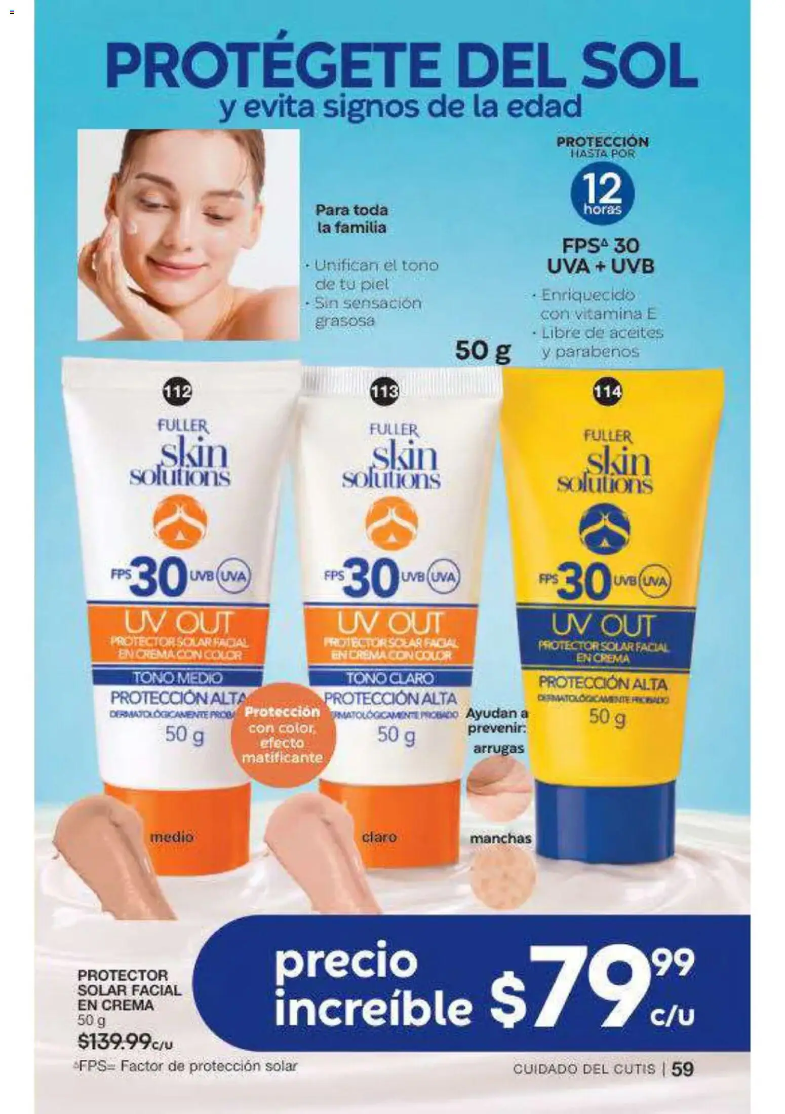 Nuevas ofertas de Fuller válidas en toda la República Mexicana desde el 16/09/2026. ¡Encuentra las mejores ofertas en Fuller campaña 12 2026! | Página: 60 | Productos: Crema, Uva, Protector solar