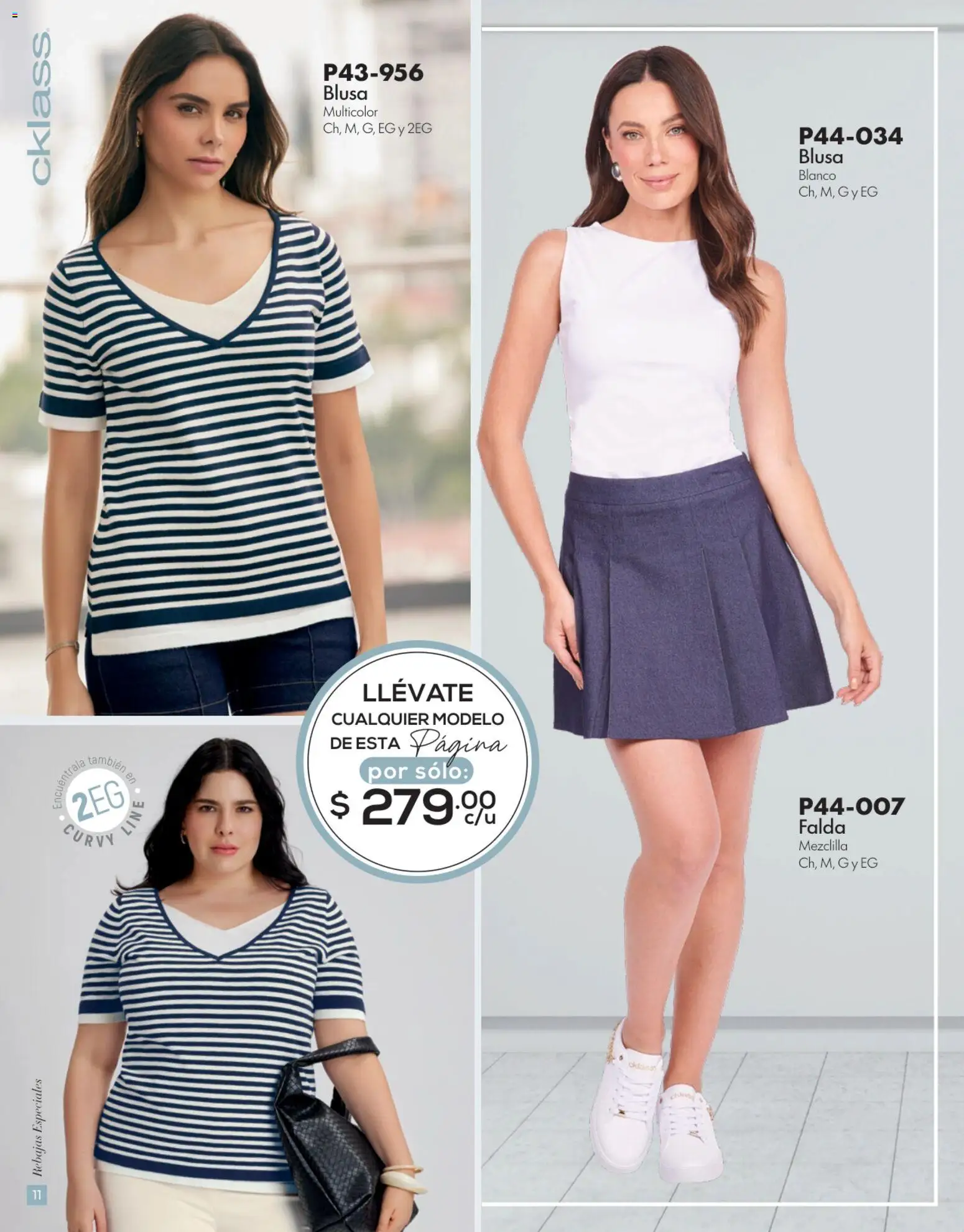 Nuevas ofertas de Cklass válidas en toda la República Mexicana desde el 15.06.2026. ¡Encuentra las mejores ofertas en Cklass catálogo Verano! | Página: 12 | Productos: Blusa, Falda