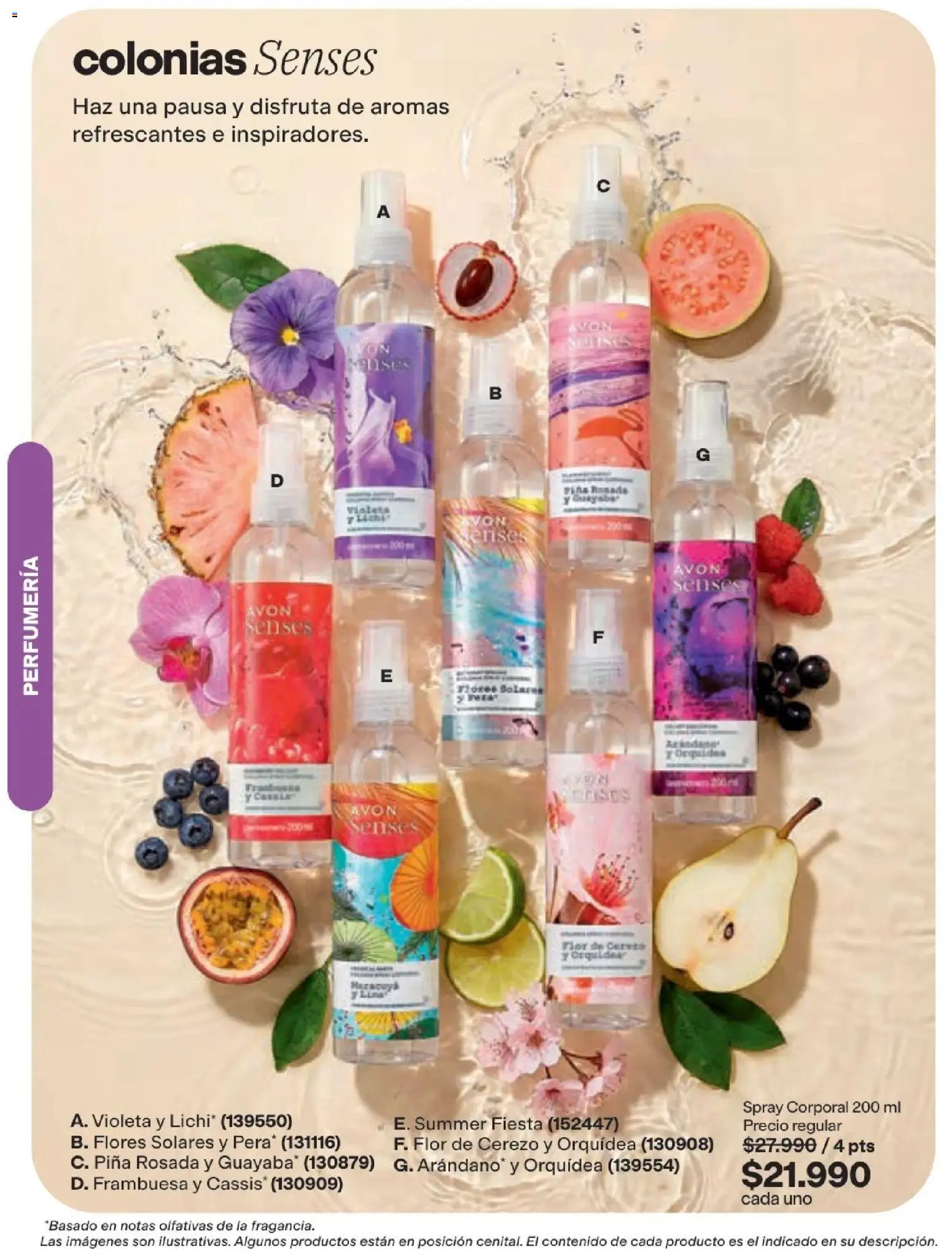 Avon revista - valida desde el 19/09/2026 | Página: 85 | Productos: Piña, Flores, Orquídea