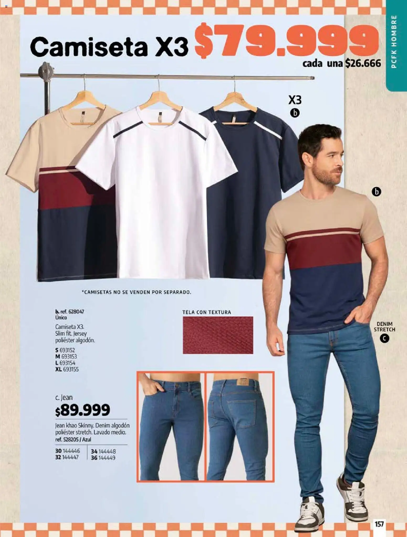 Pacifika revista - valida desde el 18/09/2026 | Página: 157 | Productos: Algodón, Jean, Camiseta