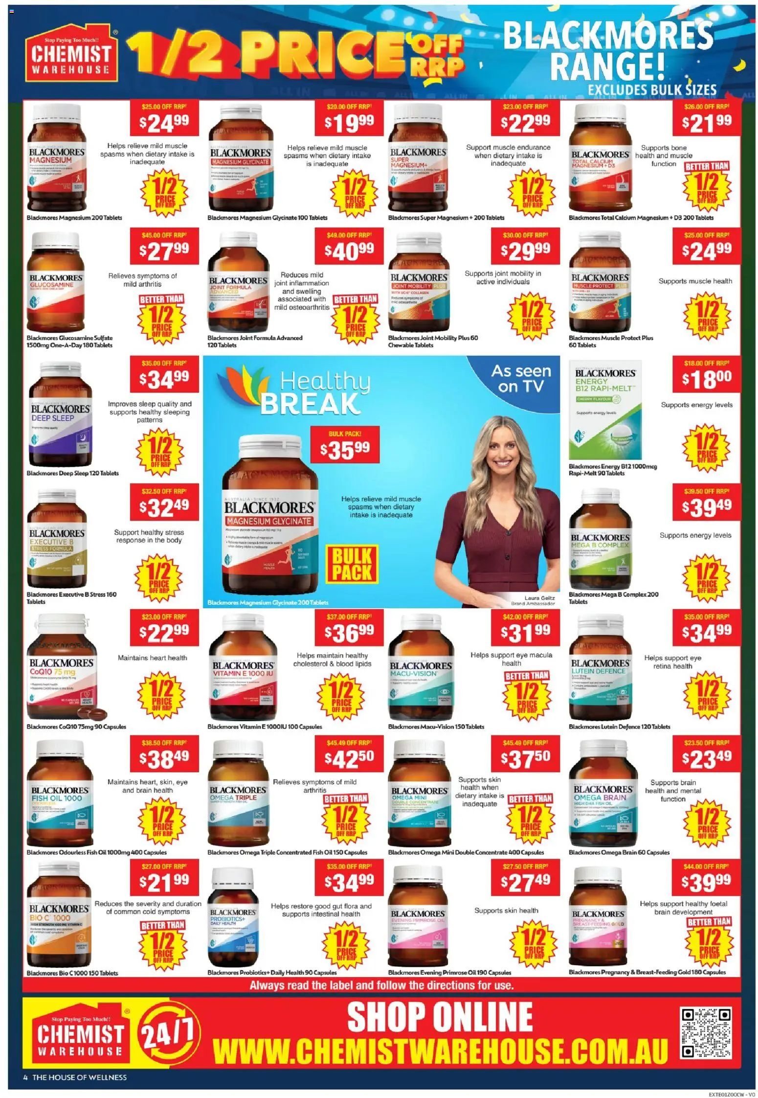 Chemist Warehouse catalogue - valid from 07/09/2026 | Page: 4 | Products: Probiotics, Capsules, Tv, Tablets