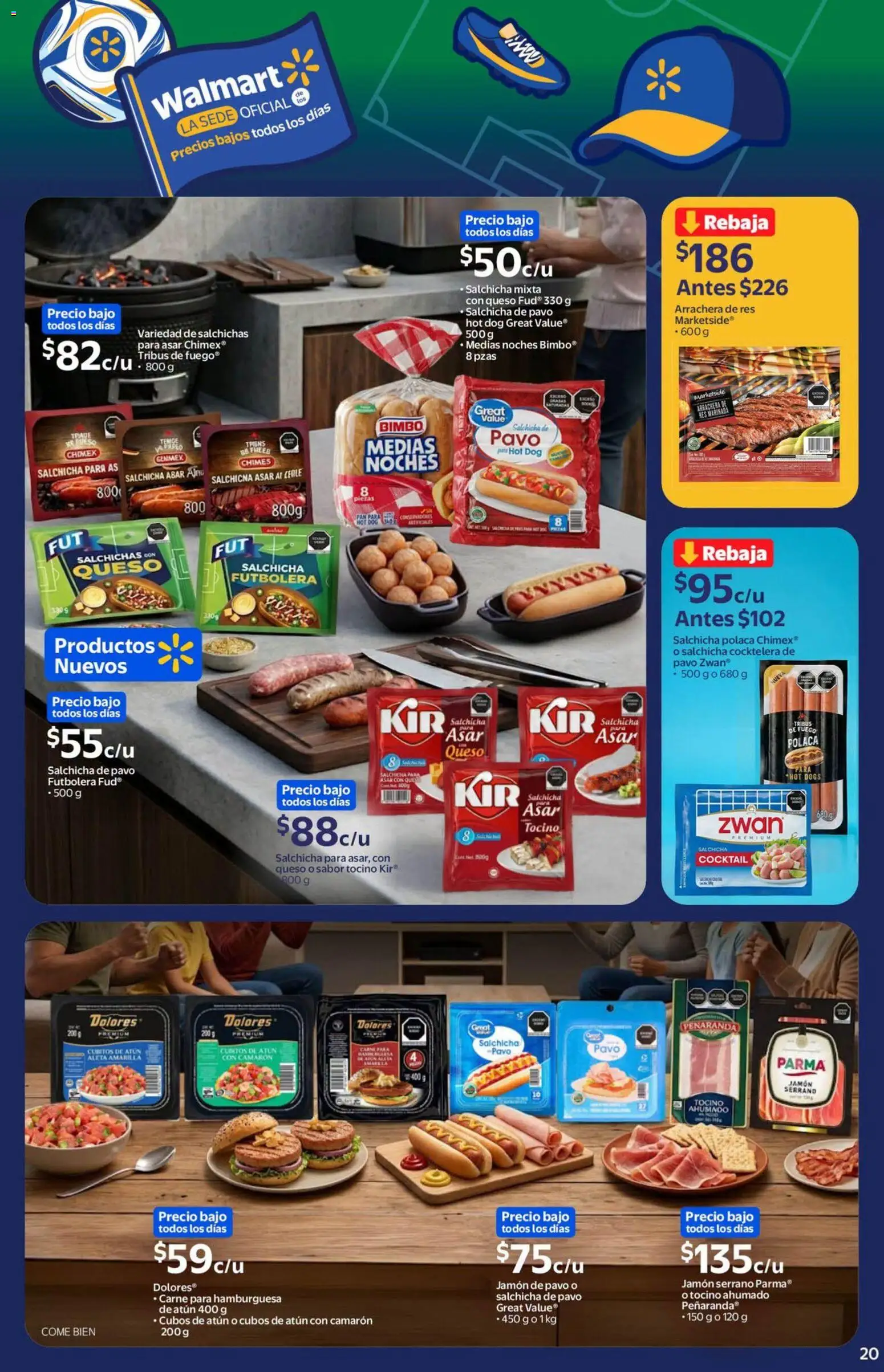 Nuevas ofertas de Walmart válidas en toda la República Mexicana desde el 18.06.2026. ¡Encuentra las mejores ofertas en Walmart folleto Ofertas! | Página: 19
