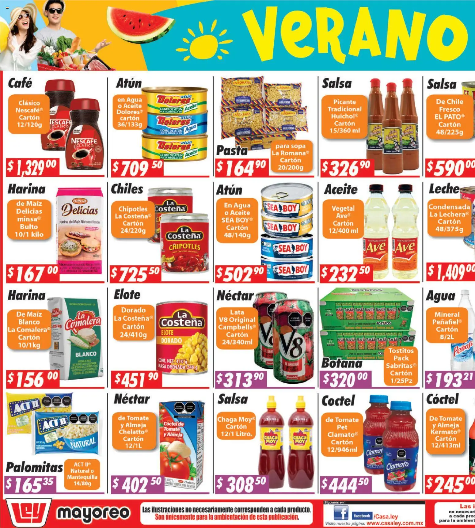 Nuevas ofertas de Casa Ley válidas en toda la República Mexicana desde el 13/07/2026. ¡Encuentra las mejores ofertas en Casa Ley folleto Nogales! | Página: 5 | Productos: Harina, Sopa, Leche, Pasta