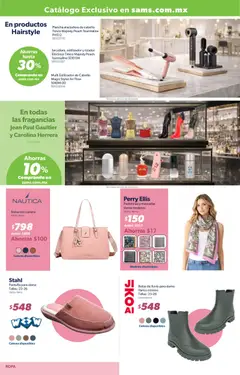 Vista previa de Sam's Club catálogo, nuevo folleto de la tienda, válido en México a partir del 01.05.2026 | Página: 16 | Productos: Botas, Bolsa, Ropa, Rizador