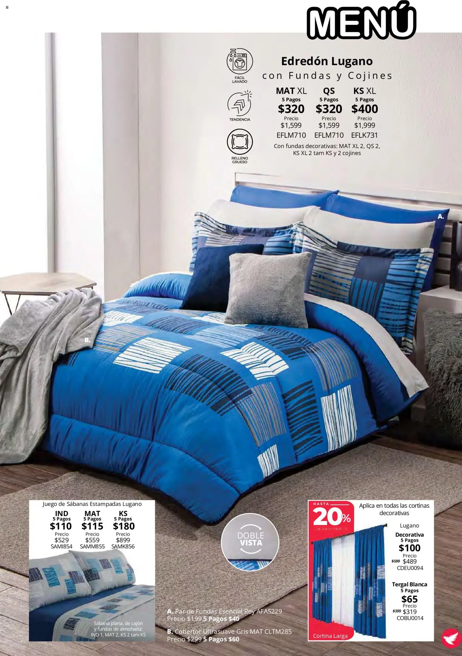 Nuevas ofertas de Colchas Concord válidas en toda la República Mexicana desde el 15/10/2026. ¡Encuentra las mejores ofertas en Colchas Concord catálogo! | Página: 11