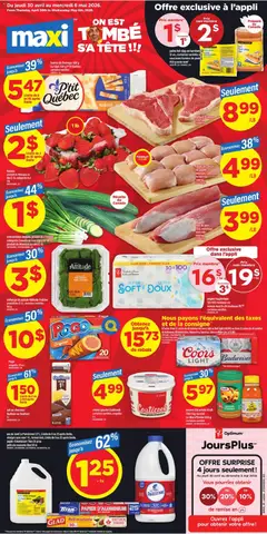 Preview of Maxi weekly flyer / circulaire from shop Maxi valid from 30.04.2026