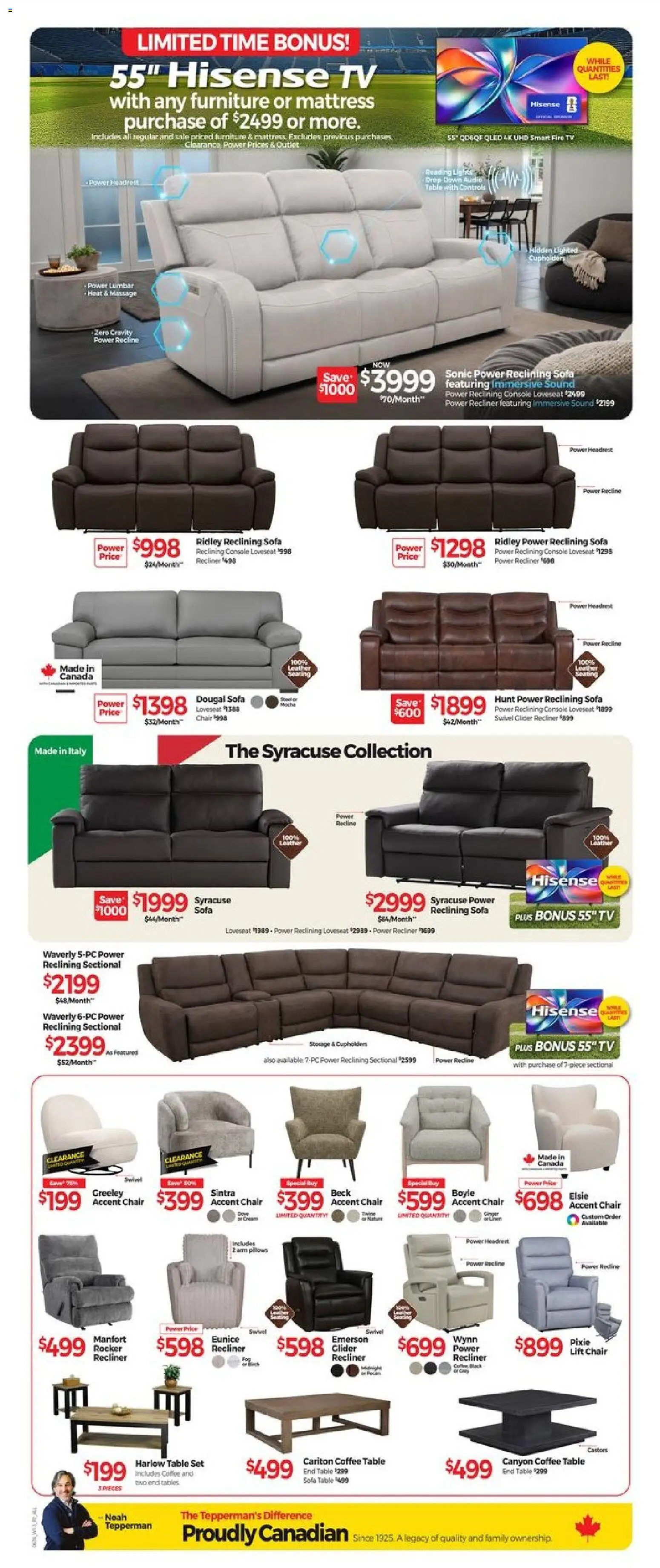 Tepperman's flyer valid from 29.05.2026 | Page: 2 | Products: Mattress, Coffee table, Table, Coffee