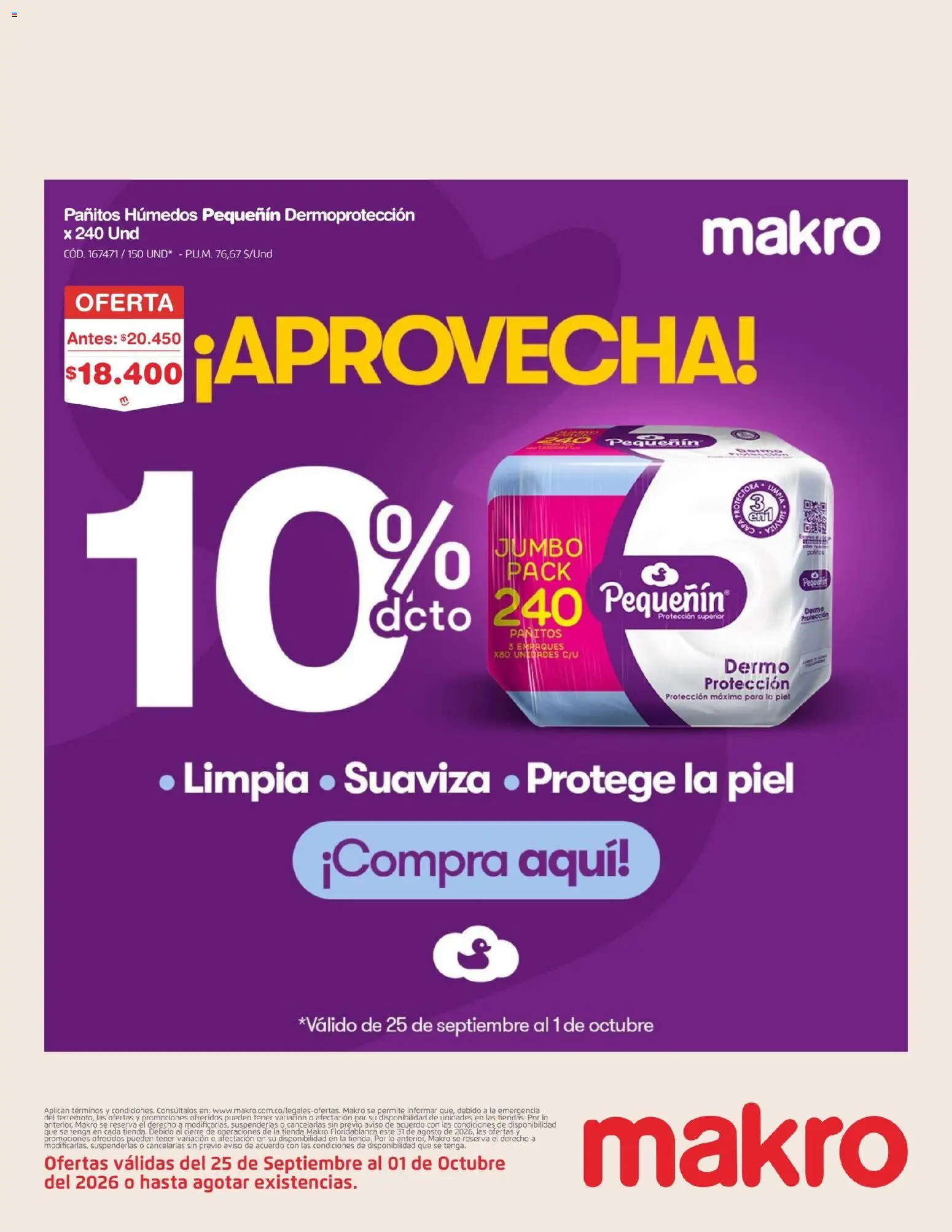 Makro revista - valida desde el 25/09/2026 | Página: 26
