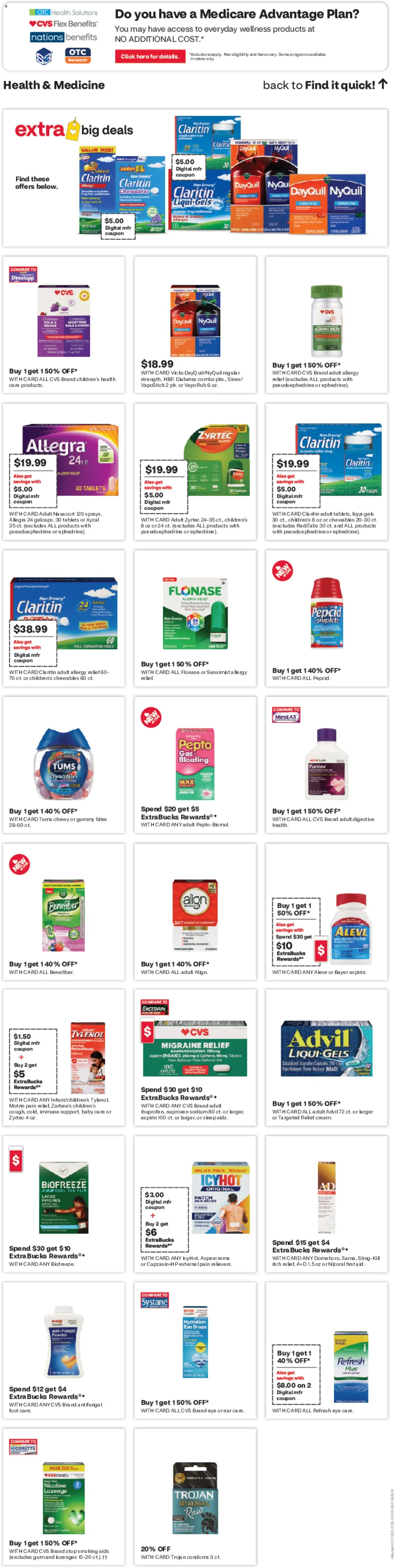 CVS Pharmacy Weekly Ad - valid from 08/09/2026 | Page: 7 | Products: Couch, Eye drops