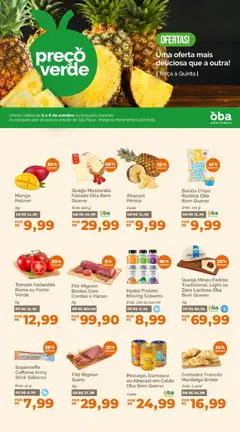 Oba Hortifruti - Ofertas da semana - Pré-Visualização do folheto da loja Oba Hortifruti, válido de 06/10/2026