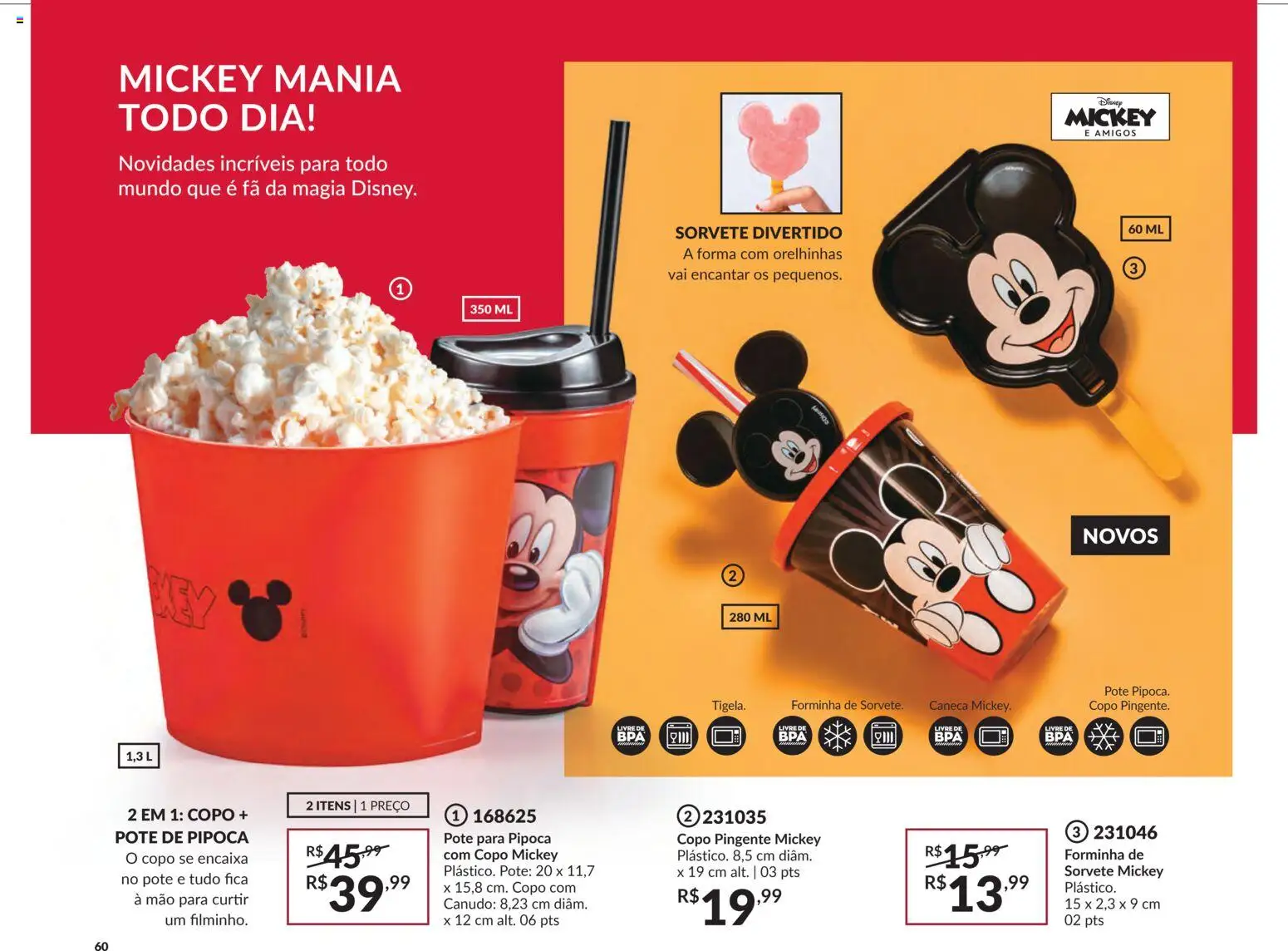 Avon Folheto - válido de 18.02.2026 | Página: 60 | Produtos: Pingente, Caneca, Sorvete, Pipoca