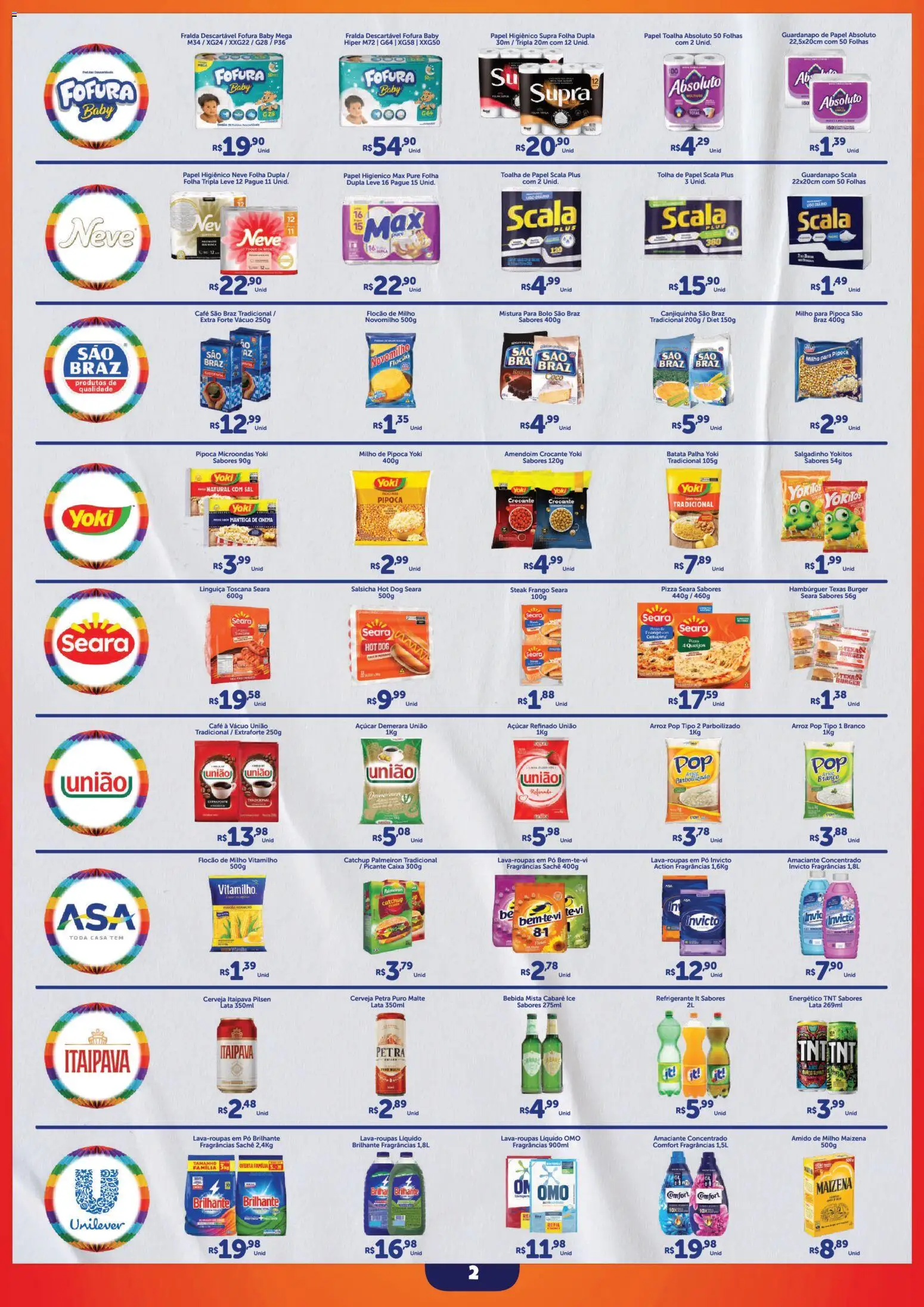 Atakarejo Folheto - válido de 15.06.2026 | Página: 2 | Produtos: Caixa, Cerveja, Papel higiênico, Mistura para bolo
