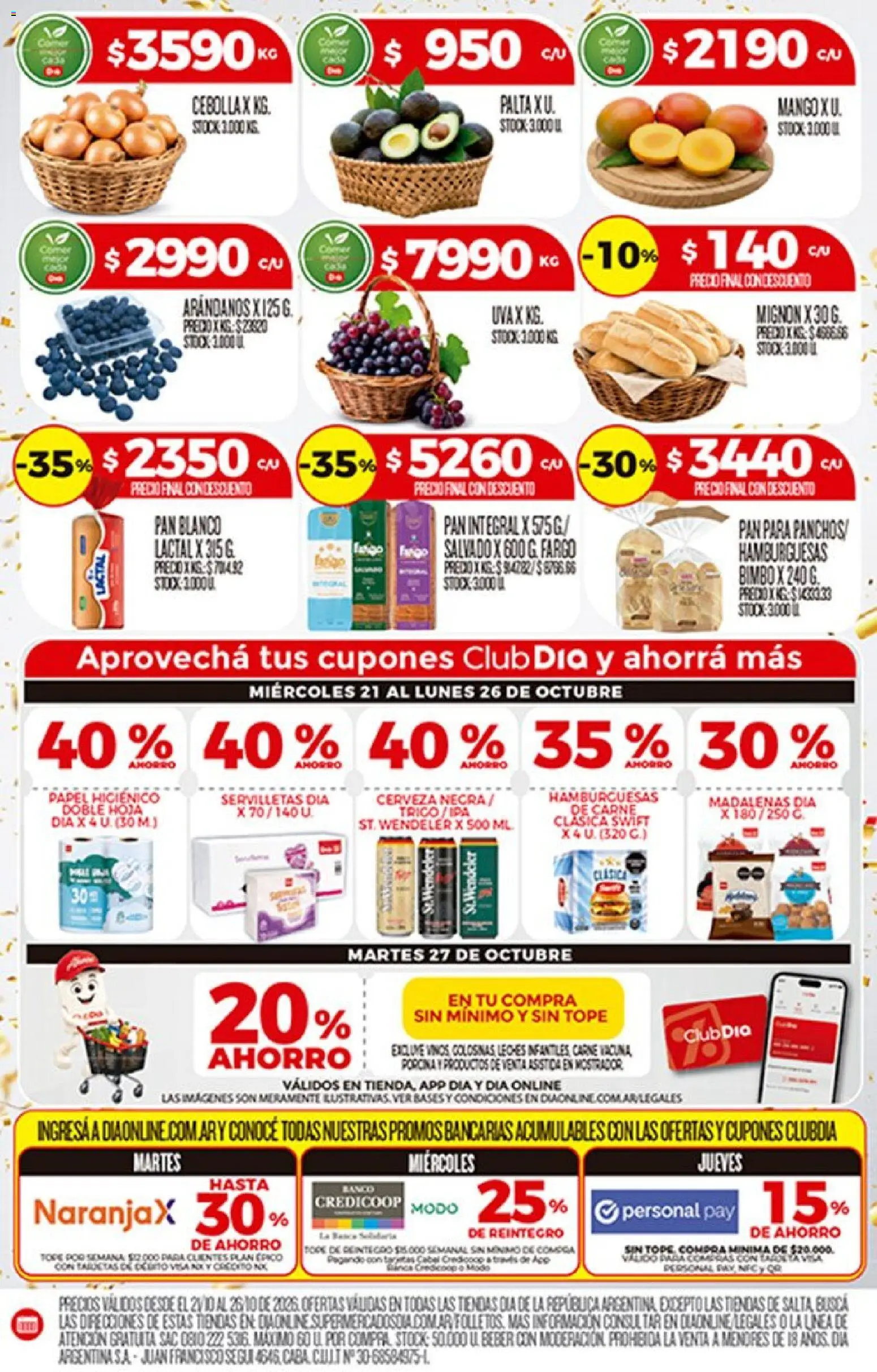 Supermercado DIA Ofertas │ válido desde el 21/10/2026 | Página: 8