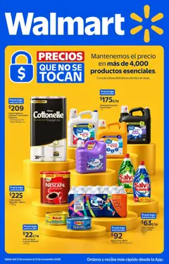 Vista previa de Walmart folleto Precios que no se tocan, nuevo folleto de la tienda, válido en México a partir del 21/10/2026