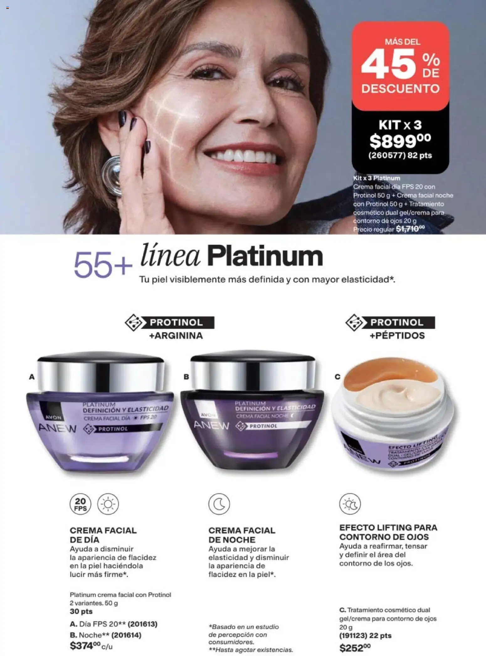 Nuevas ofertas de AVON válidas en toda la República Mexicana desde el 10/07/2026. ¡Encuentra las mejores ofertas en AVON campaña 11 2026! | Página: 115 | Productos: Contorno de ojos, Crema, Contorno, Crema facial