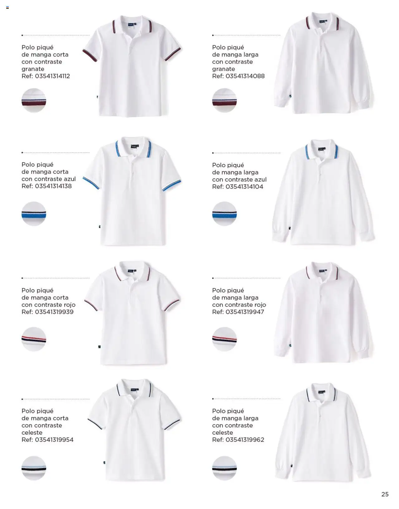 Nuevas ofertas de El Corte Inglés válidas en toda la República Mexicana desde el 04/04/2025. ¡Encuentra las mejores ofertas en El Corte Inglés catálogo Colección Uniformes 2024! | Página: 25 | Productos: Manga