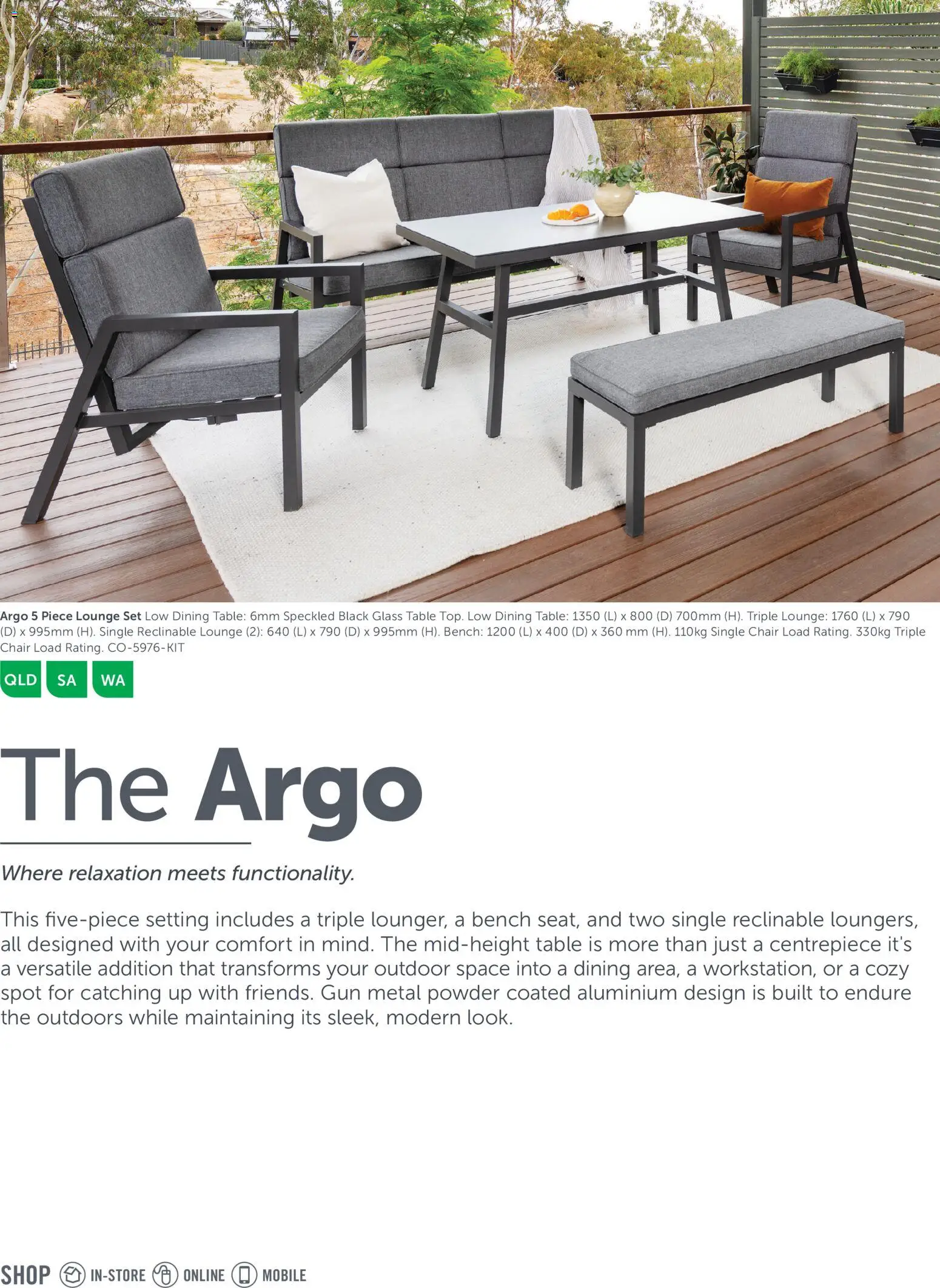 Stratco catalogue - valid from 15.05.2026 | Page: 14 | Products: Table, Powder, Centrepiece, Mobile