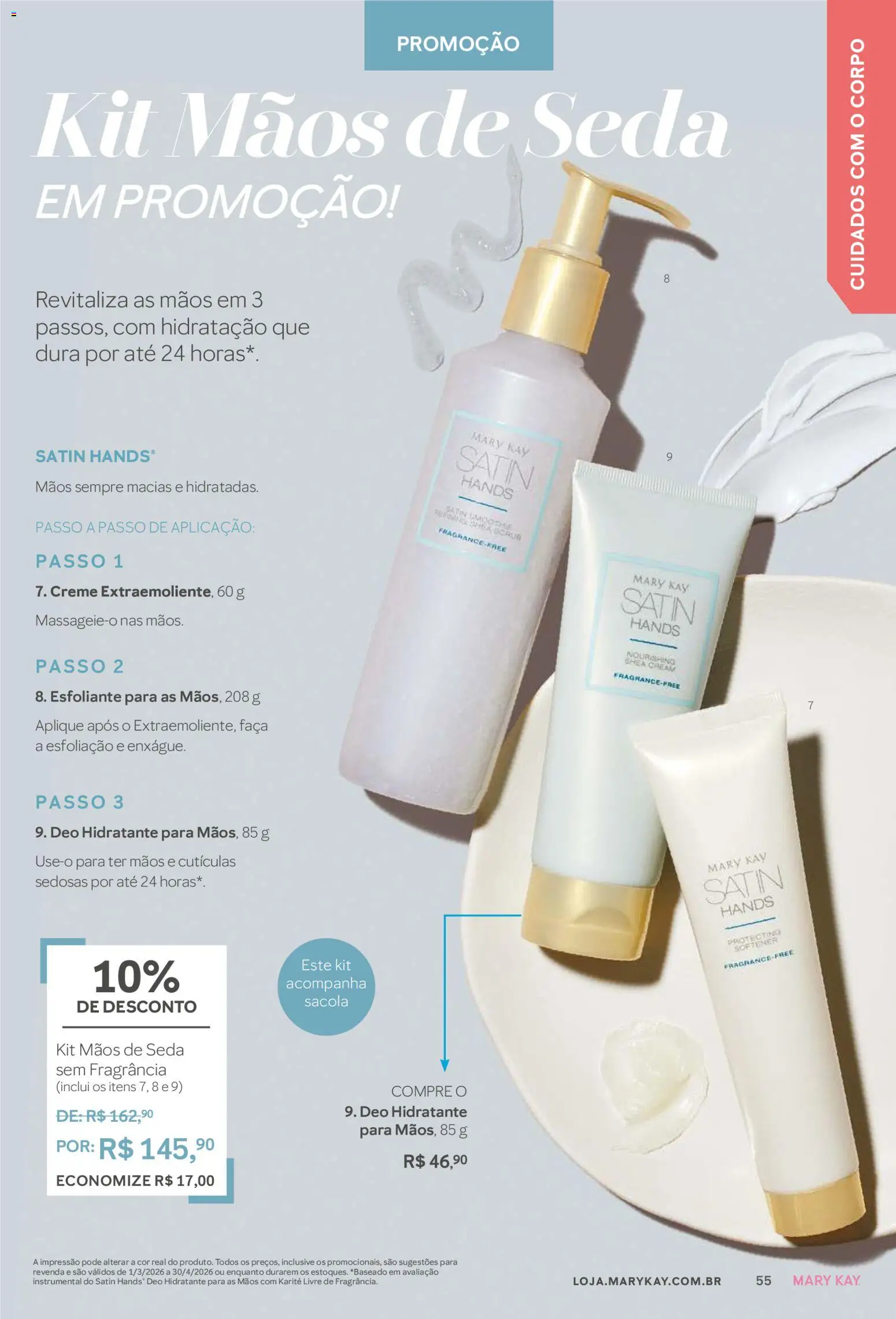 Mary Kay Folheto - válido de 01/03/2026 | Página: 55 | Produtos: Fragrância, Faca, Creme