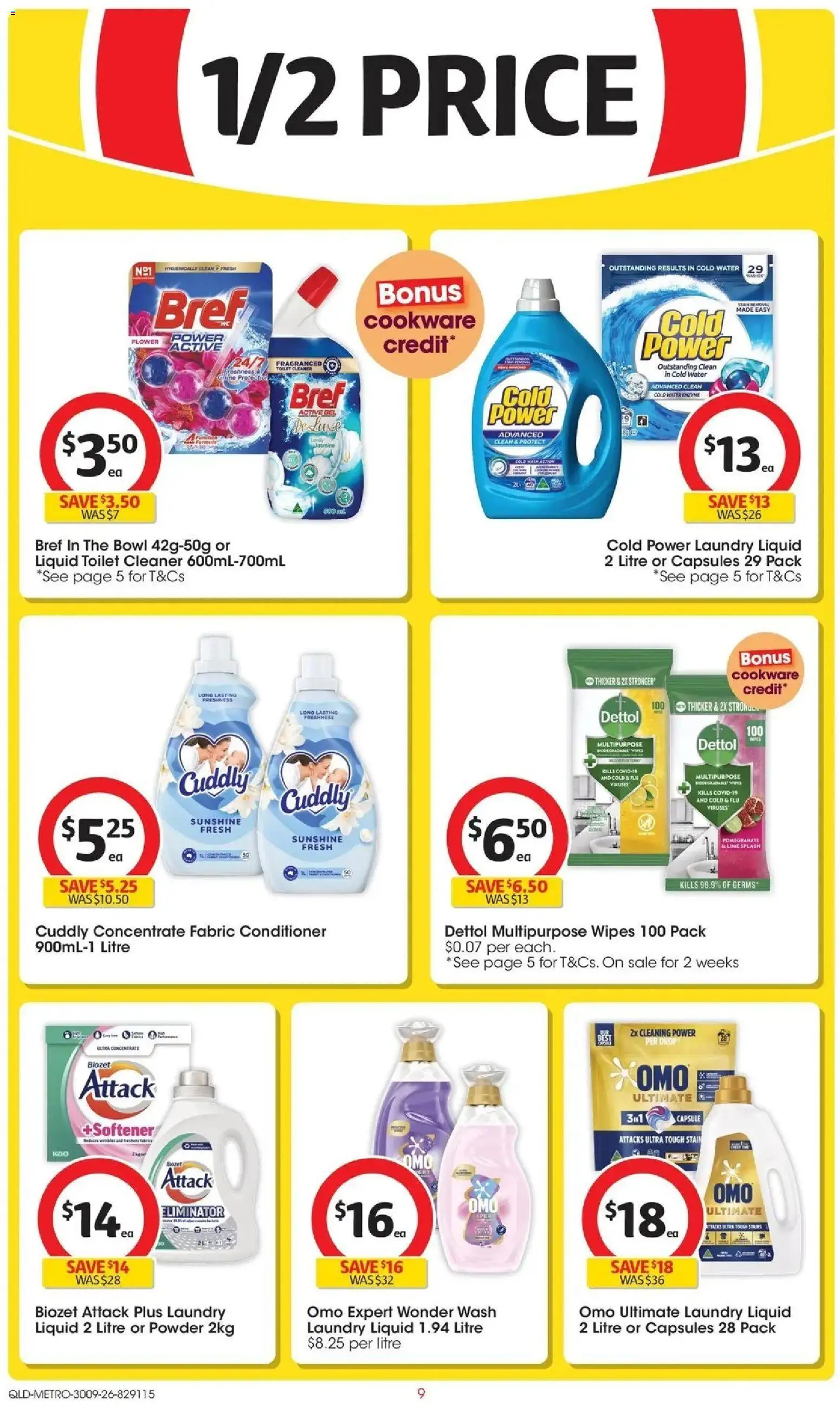 Coles catalogue - valid from 30/09/2026 | Page: 9 | Products: Cleaner, Detergent, Capsules, Laundry