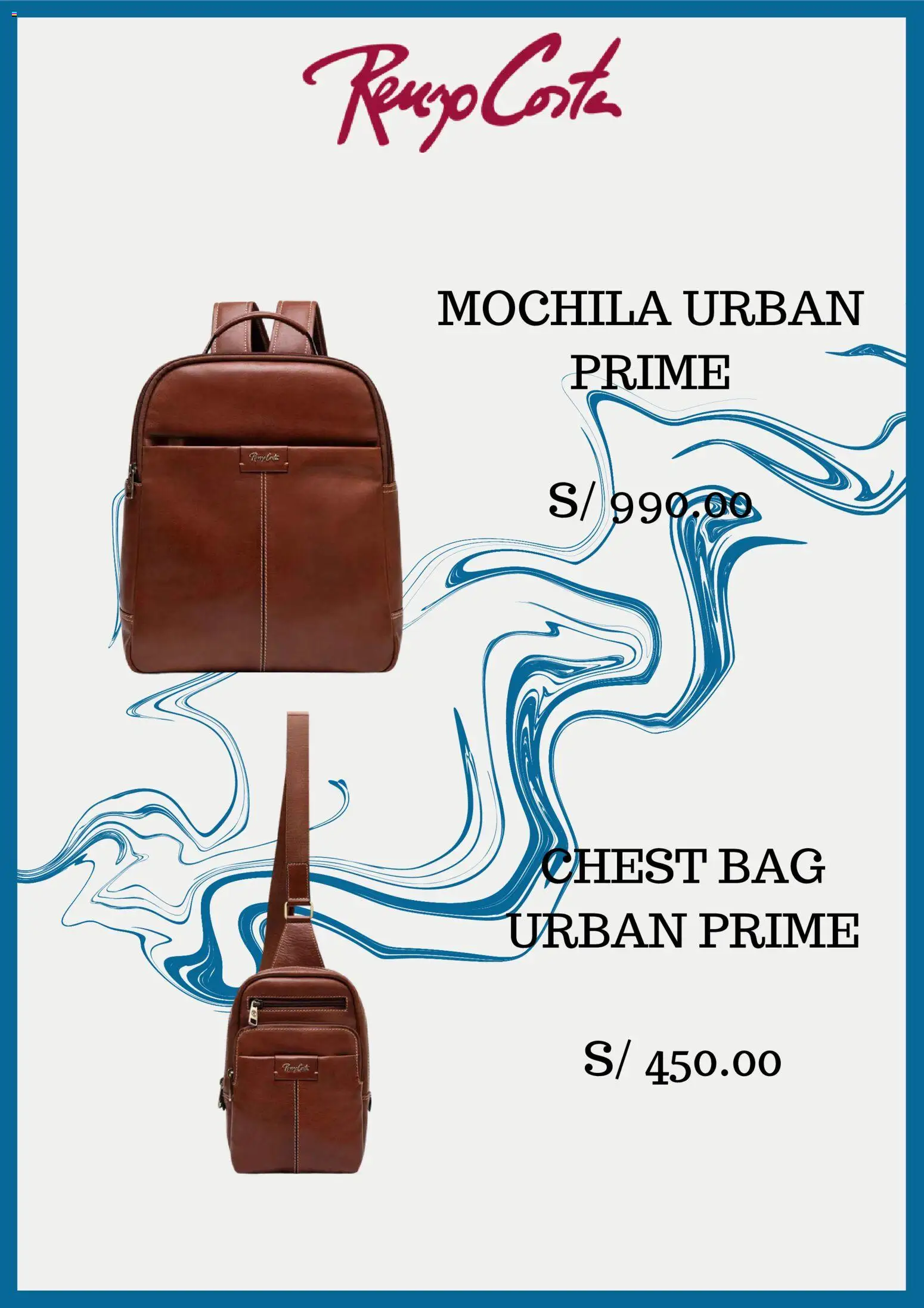 Catálogo Renzo Costa válido desde 09.06.2026 | Página: 3 | Productos: Mochila