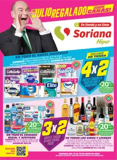Vista previa de Soriana Con Julio Regalado siempre ganas Híper Nacional, nuevo folleto de la tienda, válido en México a partir del 19.05.2026