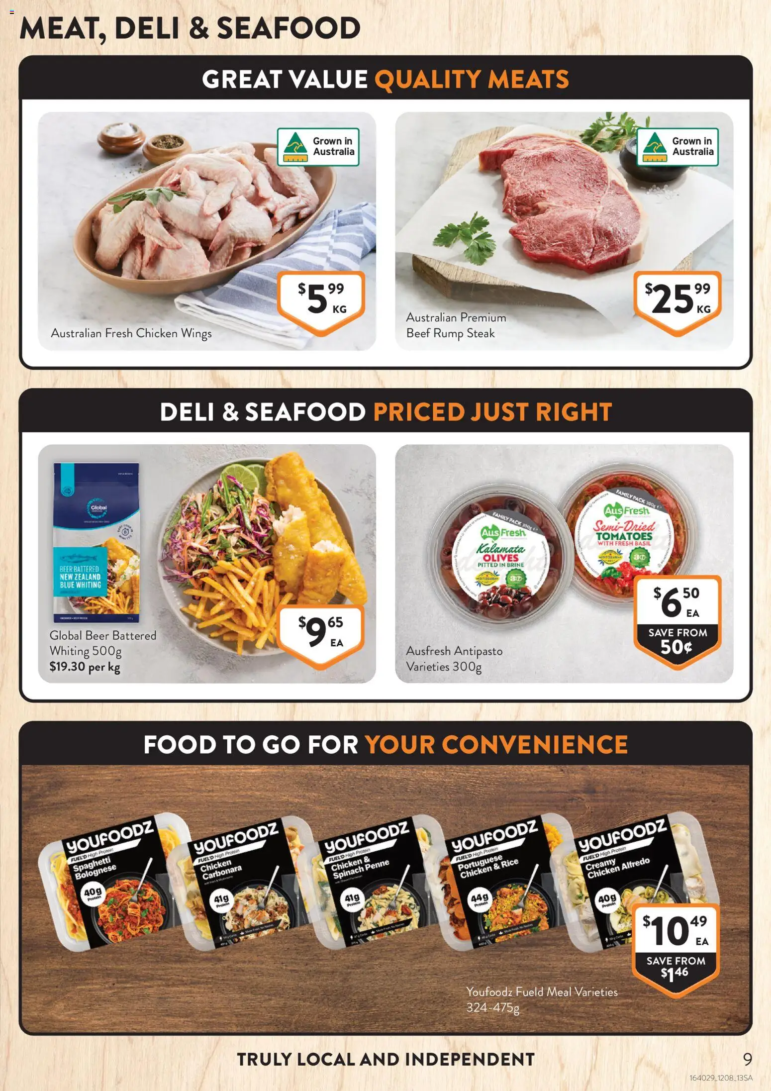 Foodworks catalogue - valid from 12/08/2026 | Page: 9 | Products: Food, Chicken wings, Chicken, Beef