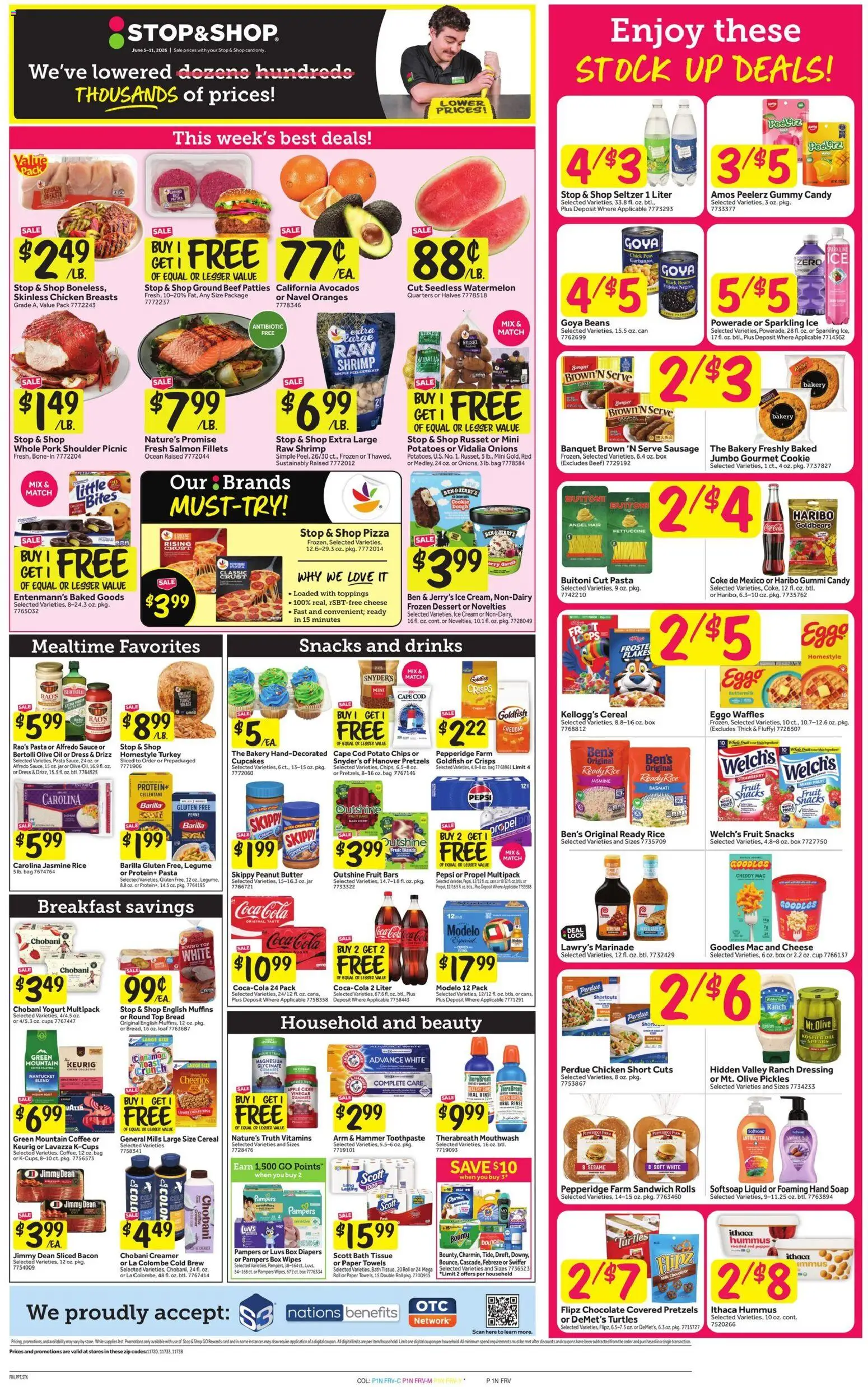 Stop & Shop Weekly Ad - valid from 05.06.2026 | Page: 1 | Products: Magnesium, Cider, Oil, Bag