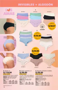 Vista previa de folleto Leonisa catálogo - Campaña 14 de la Leonisa válido desde 11/09/2026 | Página: 72 | Productos: Algodón, Salmón