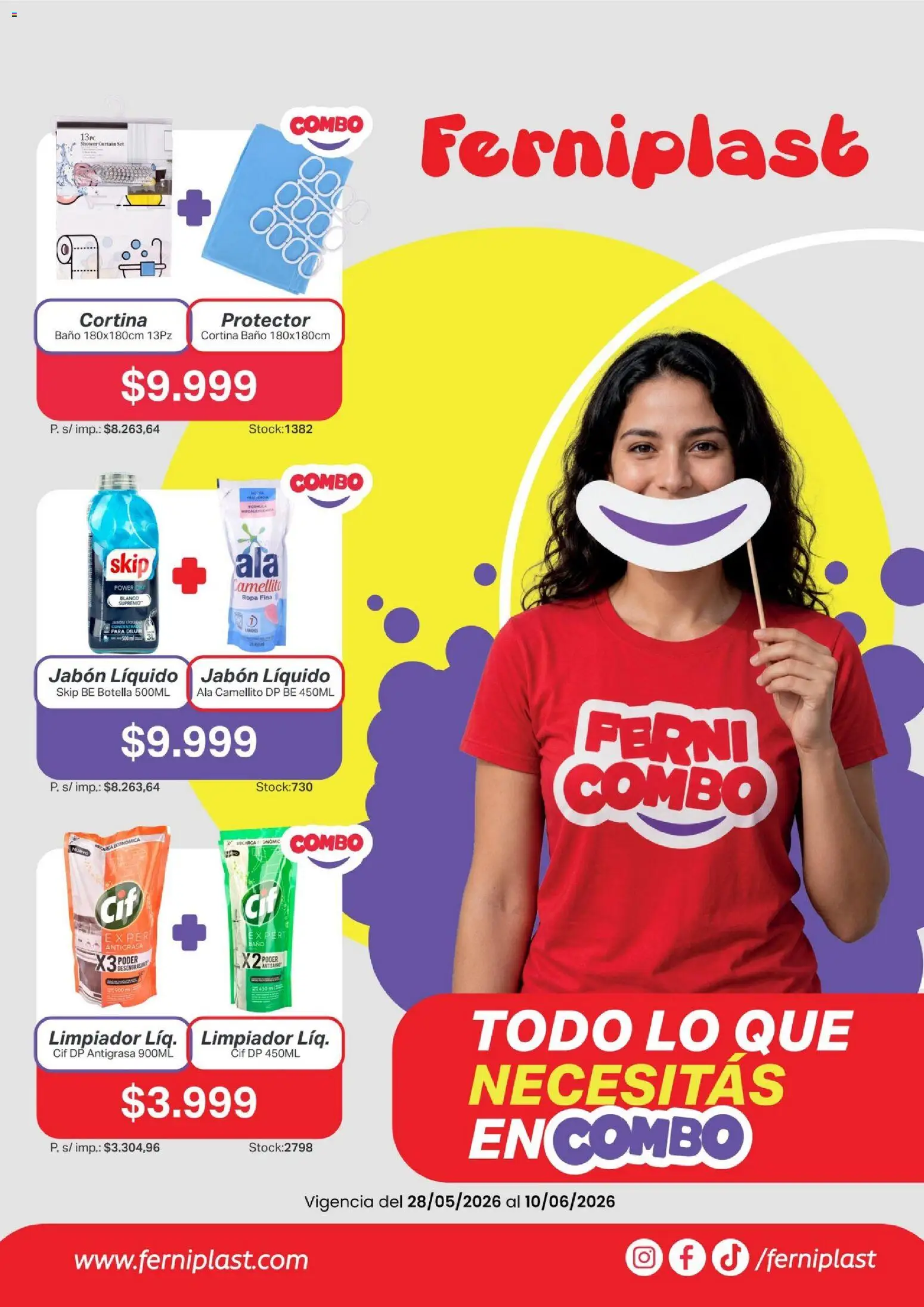 Ferniplast catálogo │ válido desde el 28.05.2026 | Página: 1 | Productos: Antigrasa, Botella, Jabón, Ropa