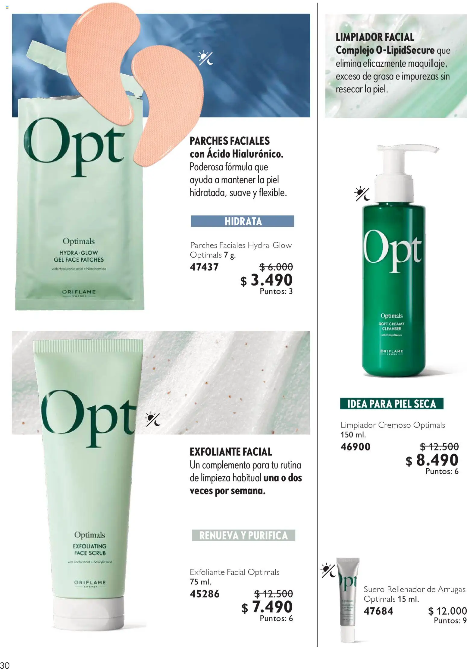 Oriflame catálogo │ válido desde el 11.09.2026 | Página: 30 | Productos: Exfoliante facial, Limpiador, Limpiador facial
