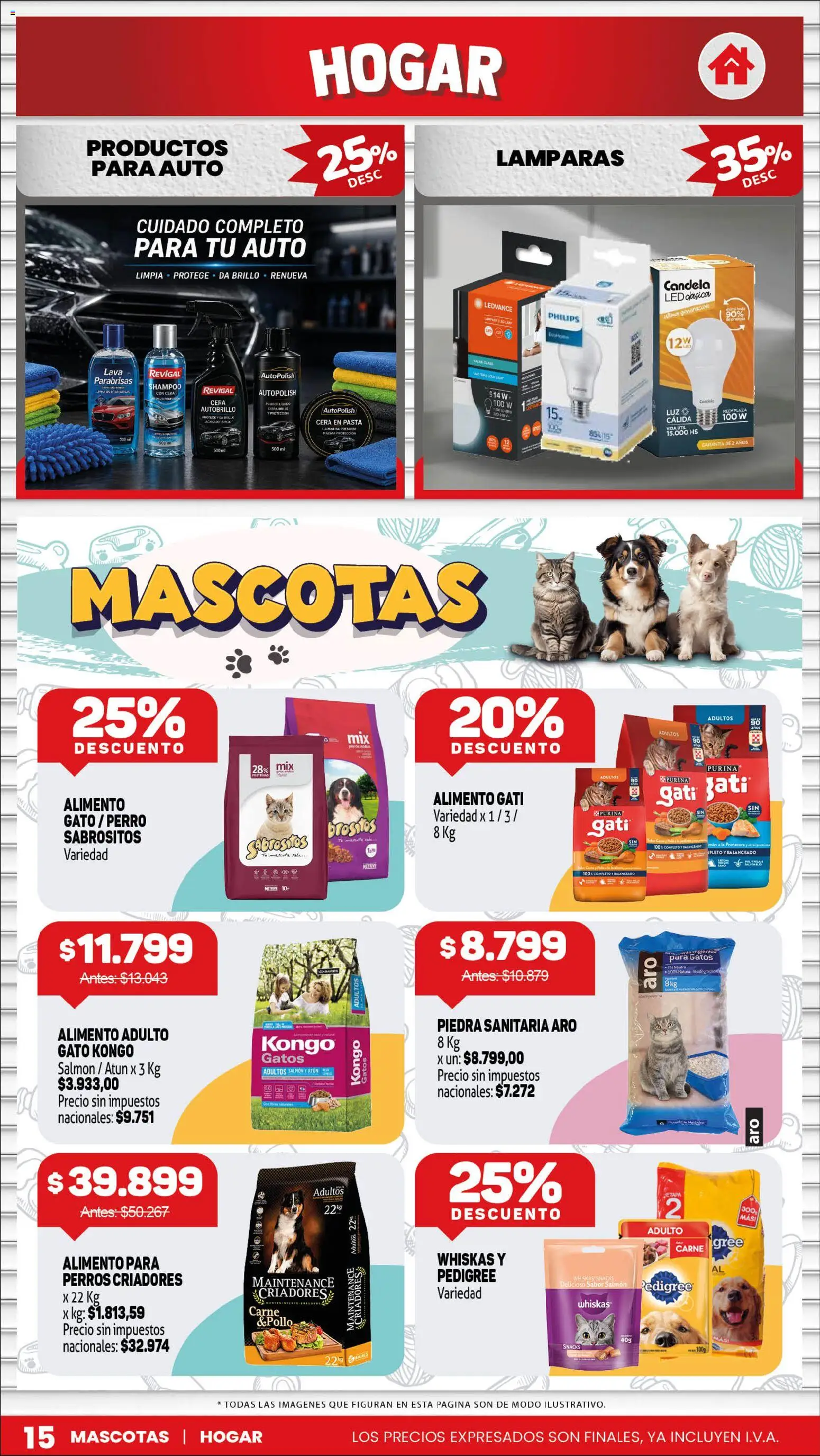 Makro Ofertas VOLVETE A ILUSIONAR │ válido desde el 09/07/2026 | Página: 16 | Productos: Lámpara, Shampoo, Atún, Brillo