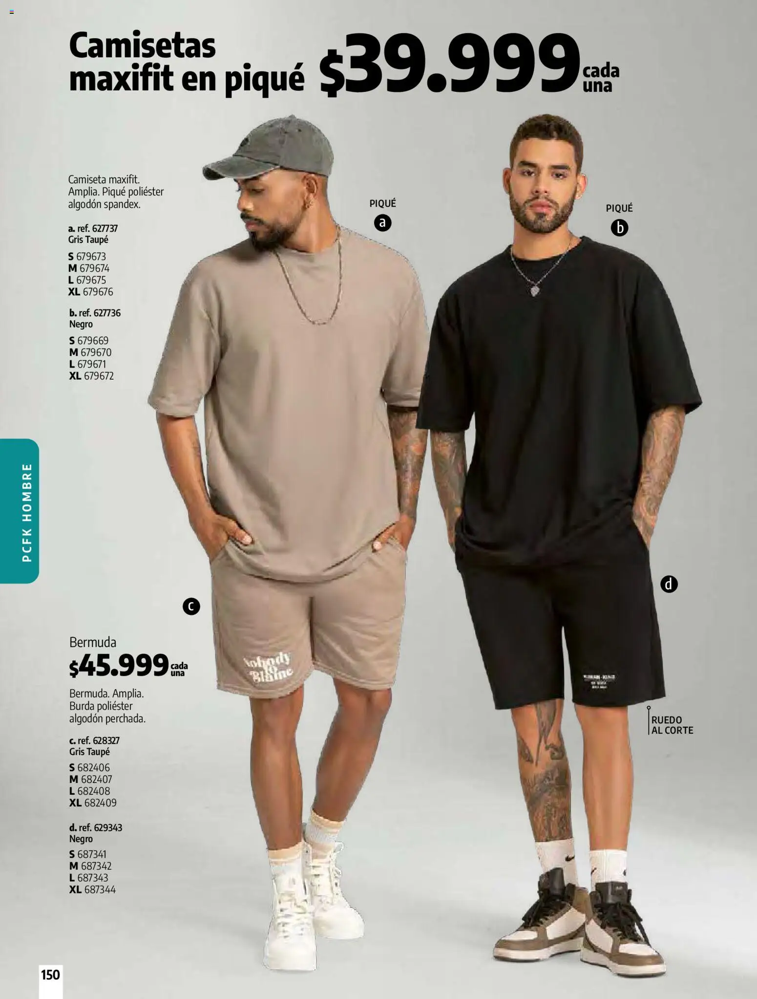 Pacifika revista - valida desde el 01.03.2026 | Página: 152 | Productos: Algodón, Bermuda, Camiseta