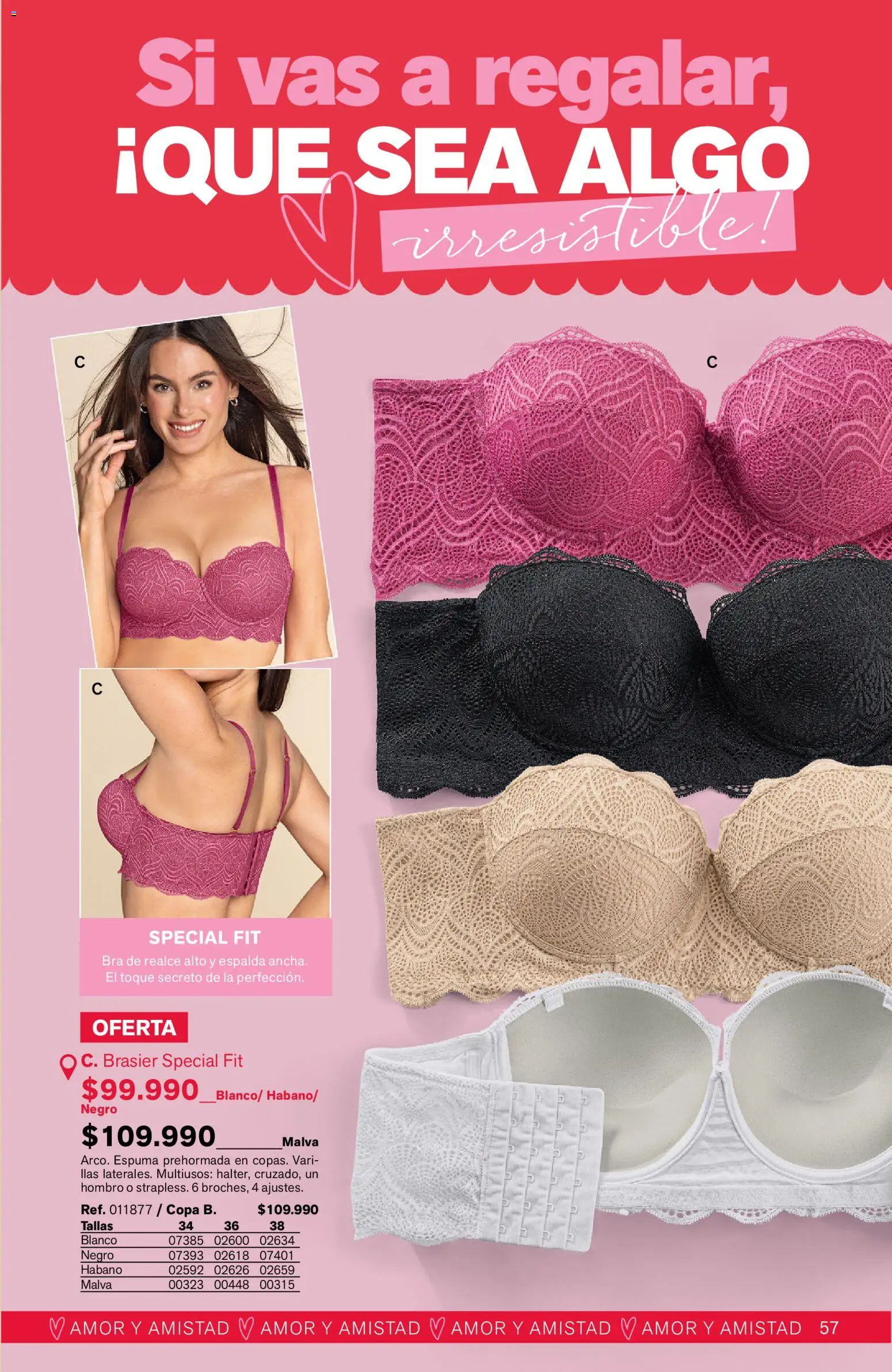 Leonisa revista - valida desde el 24/08/2026 | Página: 57 | Productos: Espuma, Brasier, Hombro