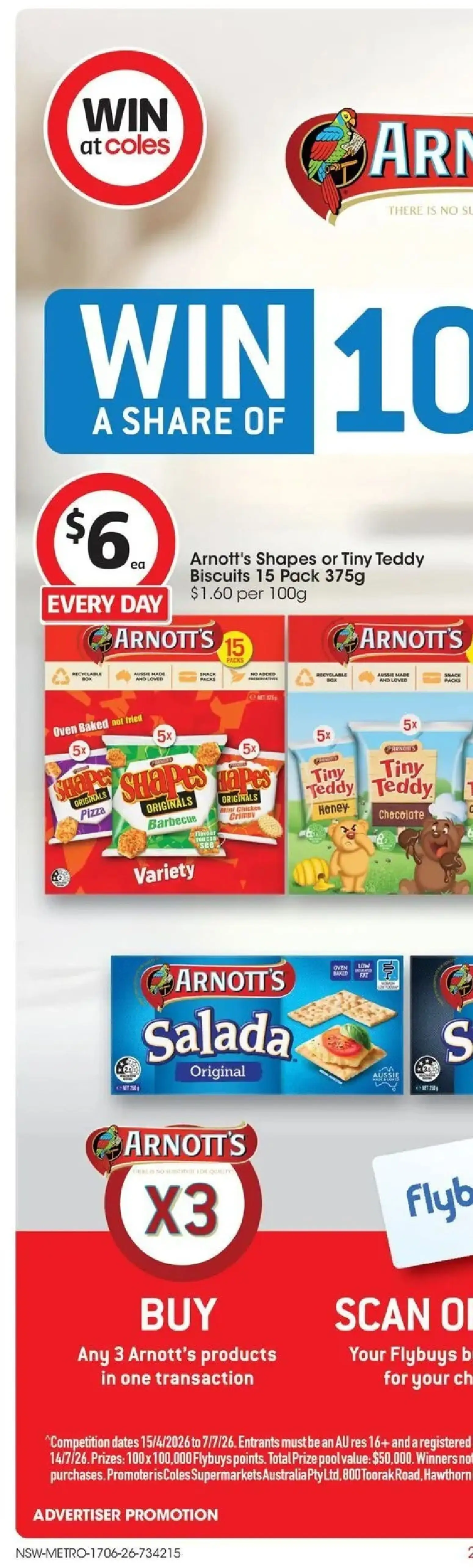 Coles catalogue - valid from 17.06.2026 | Page: 46 | Products: Chocolate, Honey, Biscuits, Oven