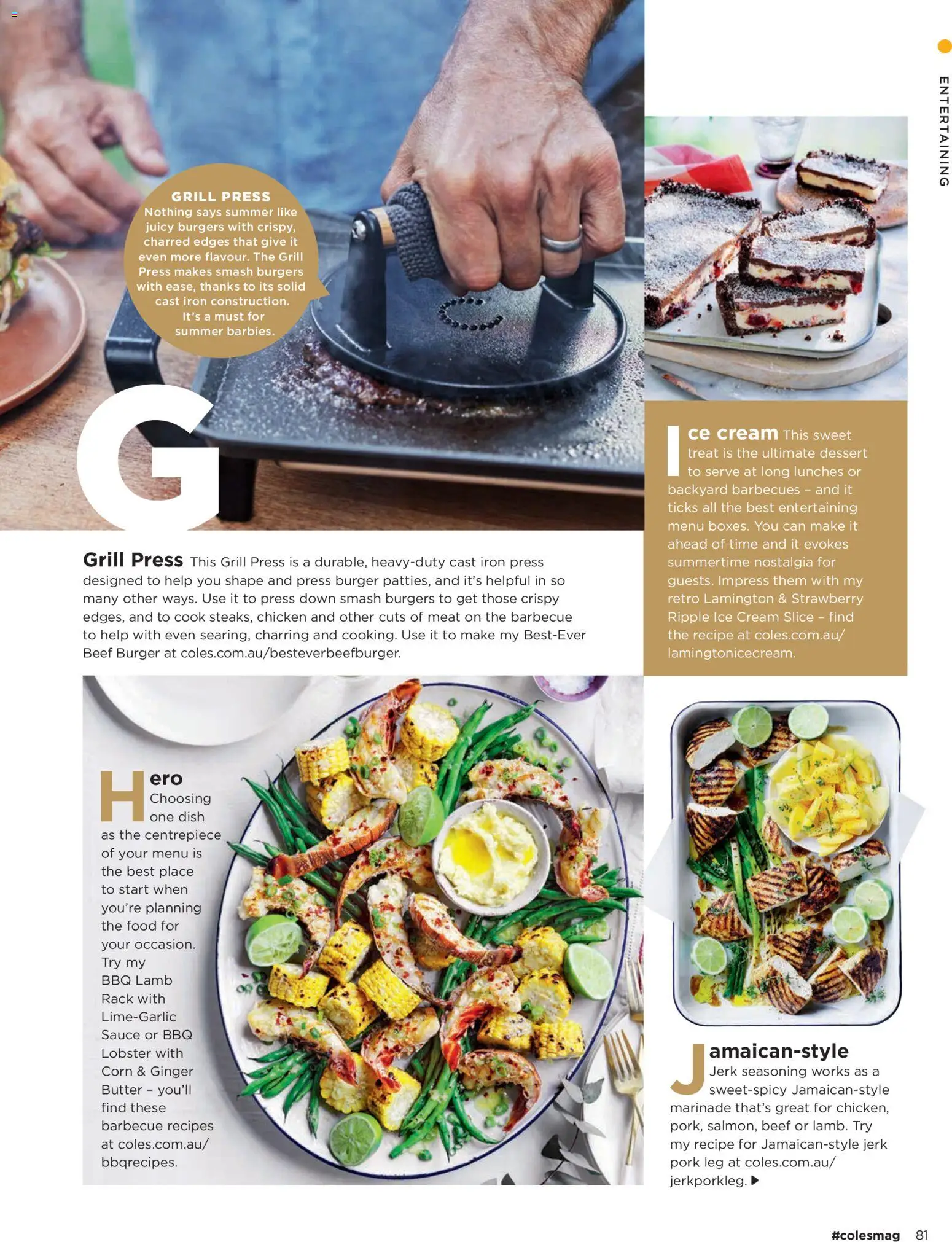 Coles catalogue - valid from 01/10/2026 | Page: 81 | Products: Lamb, Lobster, Dessert, Ice cream