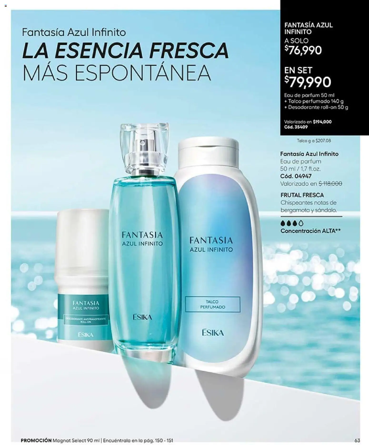 Ésika revista - valida desde el 07/09/2026 | Página: 65 | Productos: Desodorante