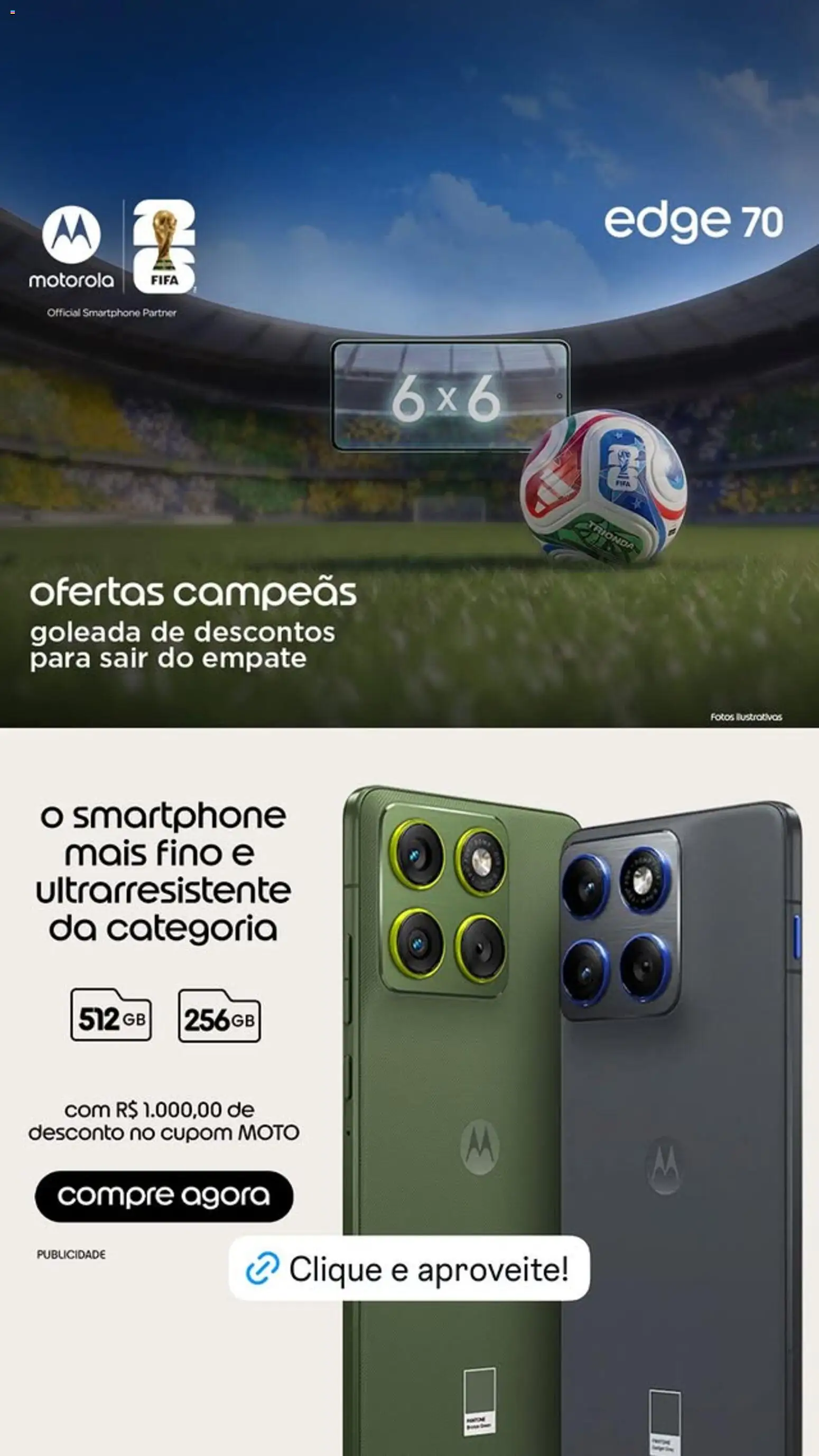 Casas Bahia Folheto - válido de 05.06.2026 | Página: 8 | Produtos: Smartphone