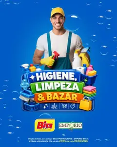 Big Supermercados ofertas limpeza, higiene, bazar e perfumaria - Pré-Visualização do folheto da loja Big Supermercados, válido de 22.05.2026