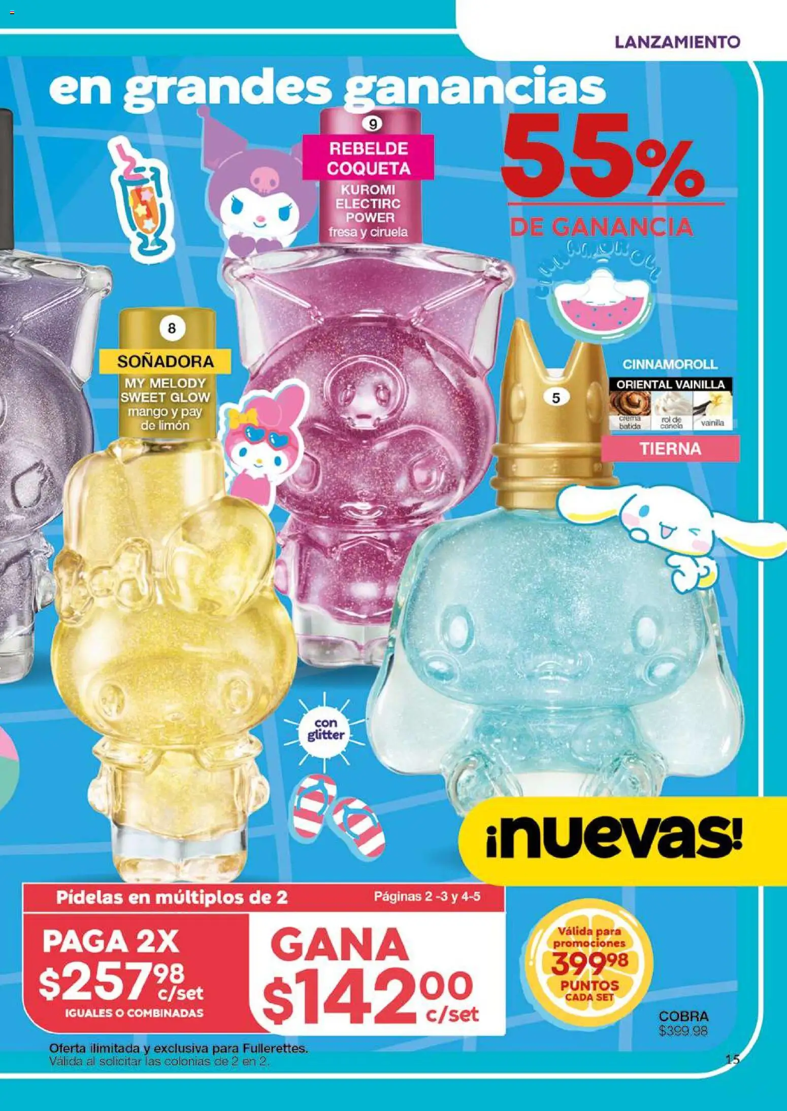 Nuevas ofertas de Fuller válidas en toda la República Mexicana desde el 27.05.2026. ¡Encuentra las mejores ofertas en Fuller Gana Más 4 2026! | Página: 15 | Productos: Fresa, Limón, Mango, Glitter