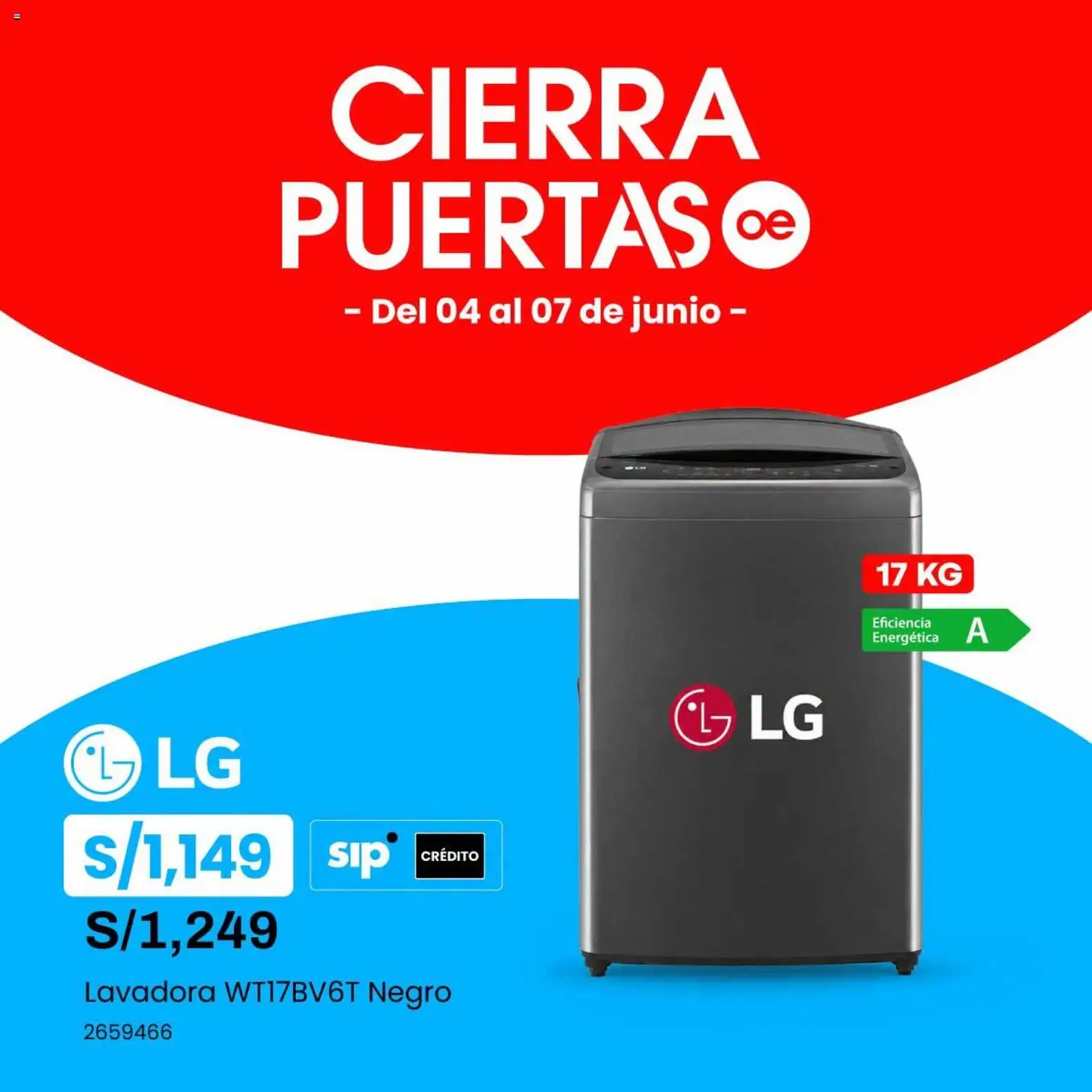 Catálogo Oechsle válido desde 04.06.2026 | Página: 6 | Productos: Lavadora