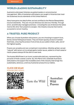 Preview of Foodworks Magazine - valid from 04.03.2026 | Page: 46 | Products: Prawns, Salad, Sustainable, Lemon