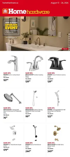 Preview of Home Hardware - AMP Flyer from shop Home Hardware valid from Aug 13, 2026