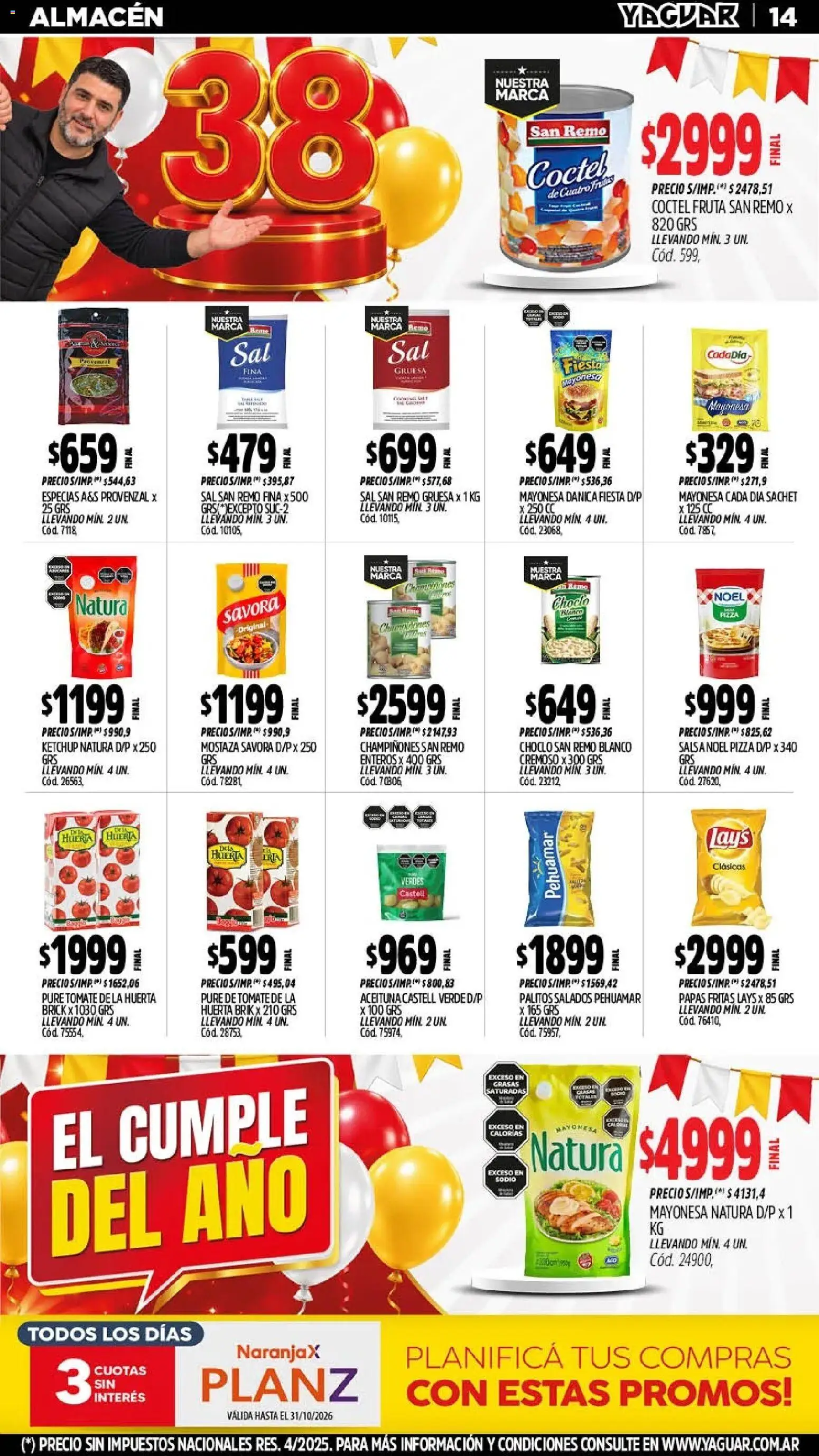 Revista de ofertas Yaguar - Página 15 - Ofertas válidas hasta el 1 de noviembre de 2026