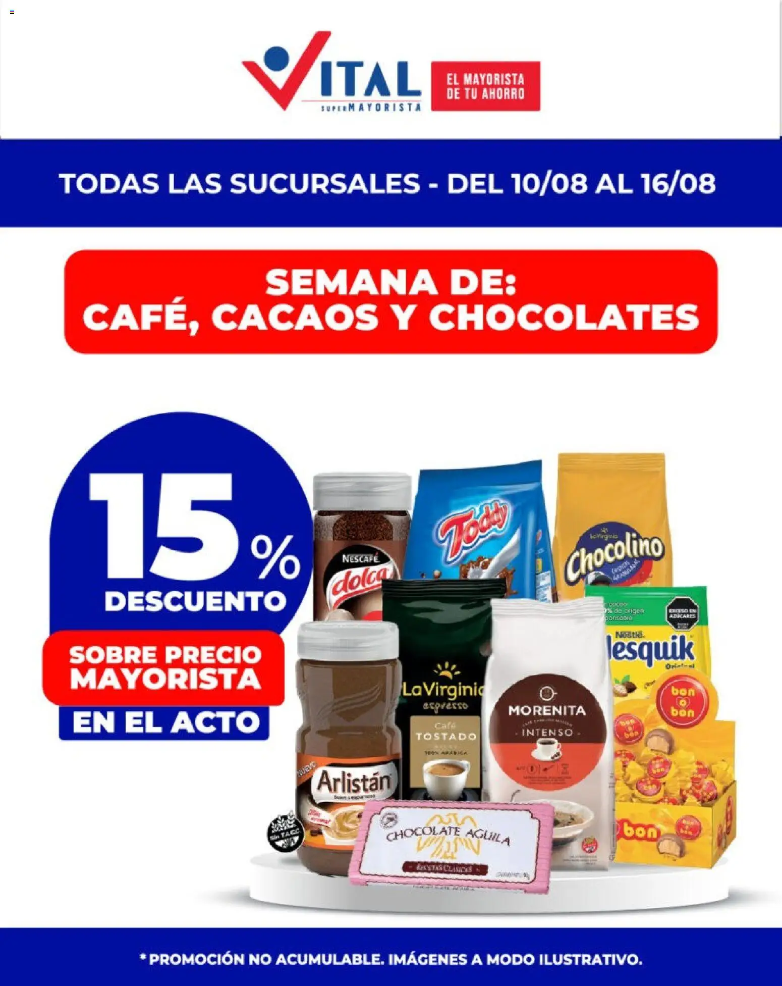 Vital - Ahorrá Resistencia │ válido desde el 10/08/2026 | Página: 1 | Productos: Sobre, Café, Chocolate