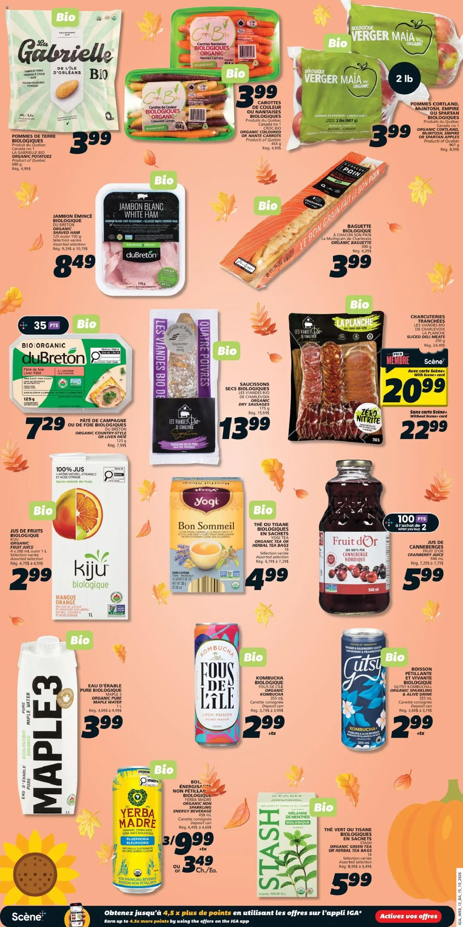 IGA flyer valid from Oct 15, 2026 | Page: 16