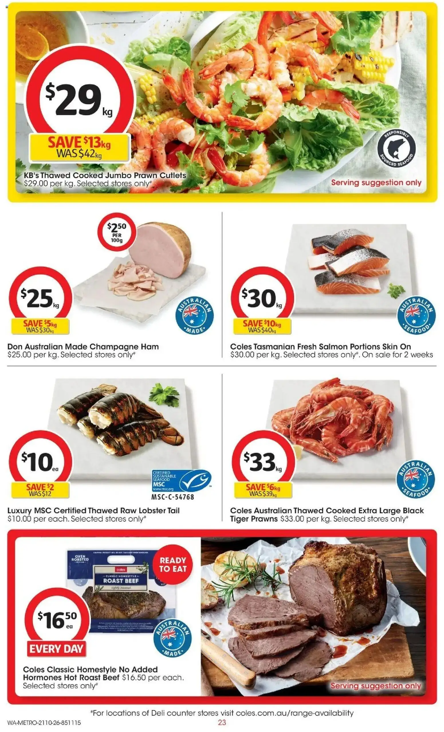 ﻿Coles catalogue valid from 21/10/2026 > Online Australia | Page: 23
