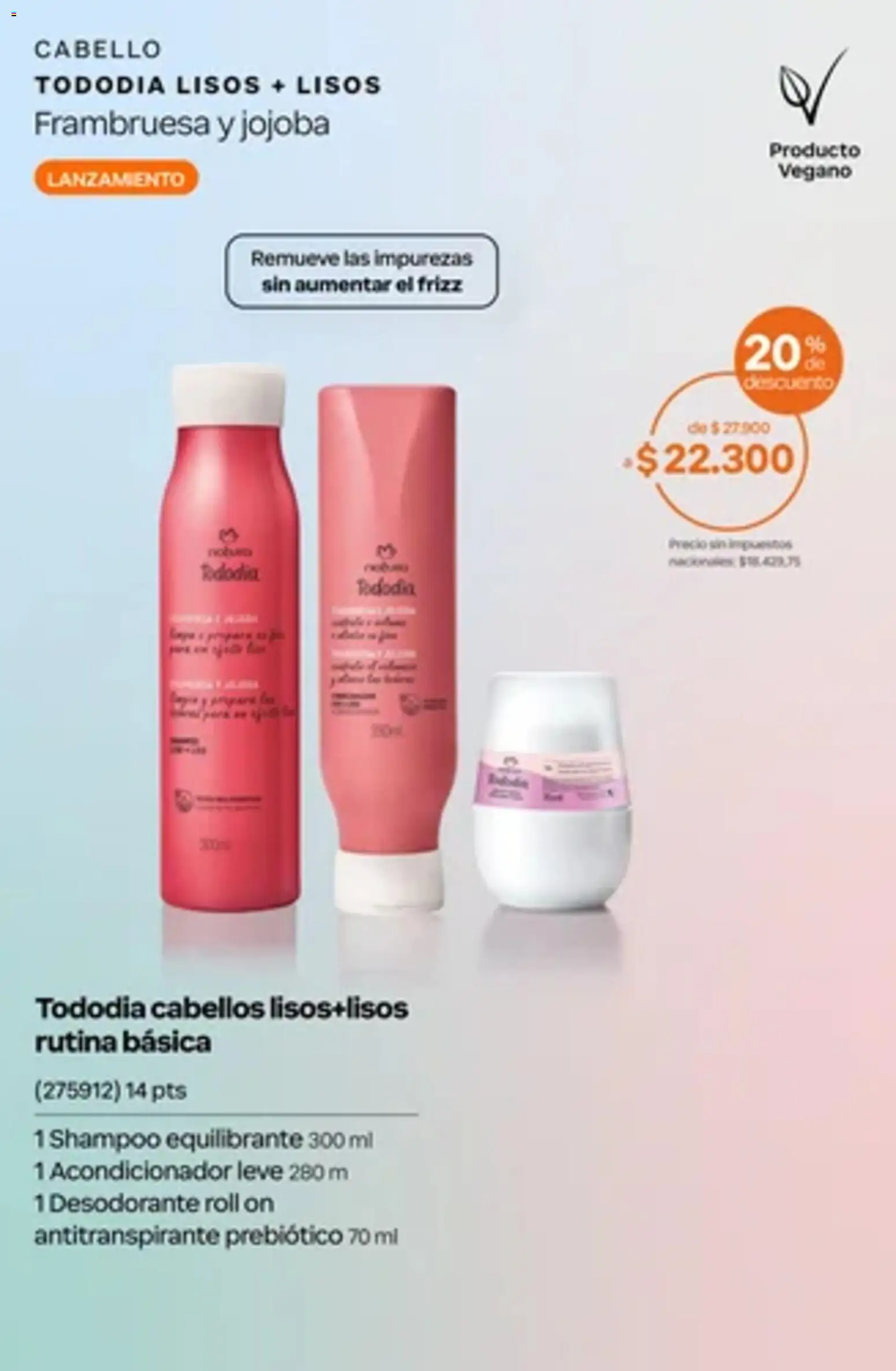 Catálogo Natura Ciclo 14 │ válido desde el 01/10/2026 | Página: 39 | Productos: Shampoo, Acondicionador, Desodorante, Antitranspirante