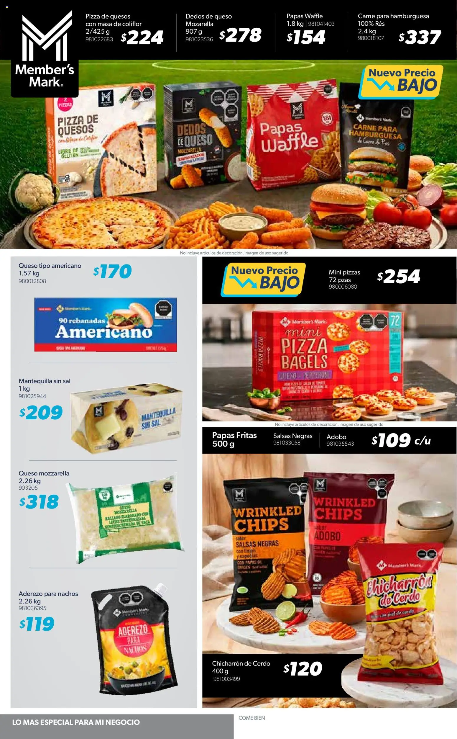 Nuevas ofertas de Sam's Club válidas en toda la República Mexicana desde el 03.06.2026. ¡Encuentra las mejores ofertas en Sam's Club catálogo Mi gran jugada. Es comprar productos únicos! | Página: 2 | Productos: Sal, Coliflor, Pizza, Papas fritas