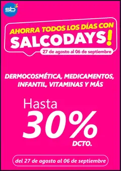 Salcobrand Ofertas válido desde el 26.08.2026