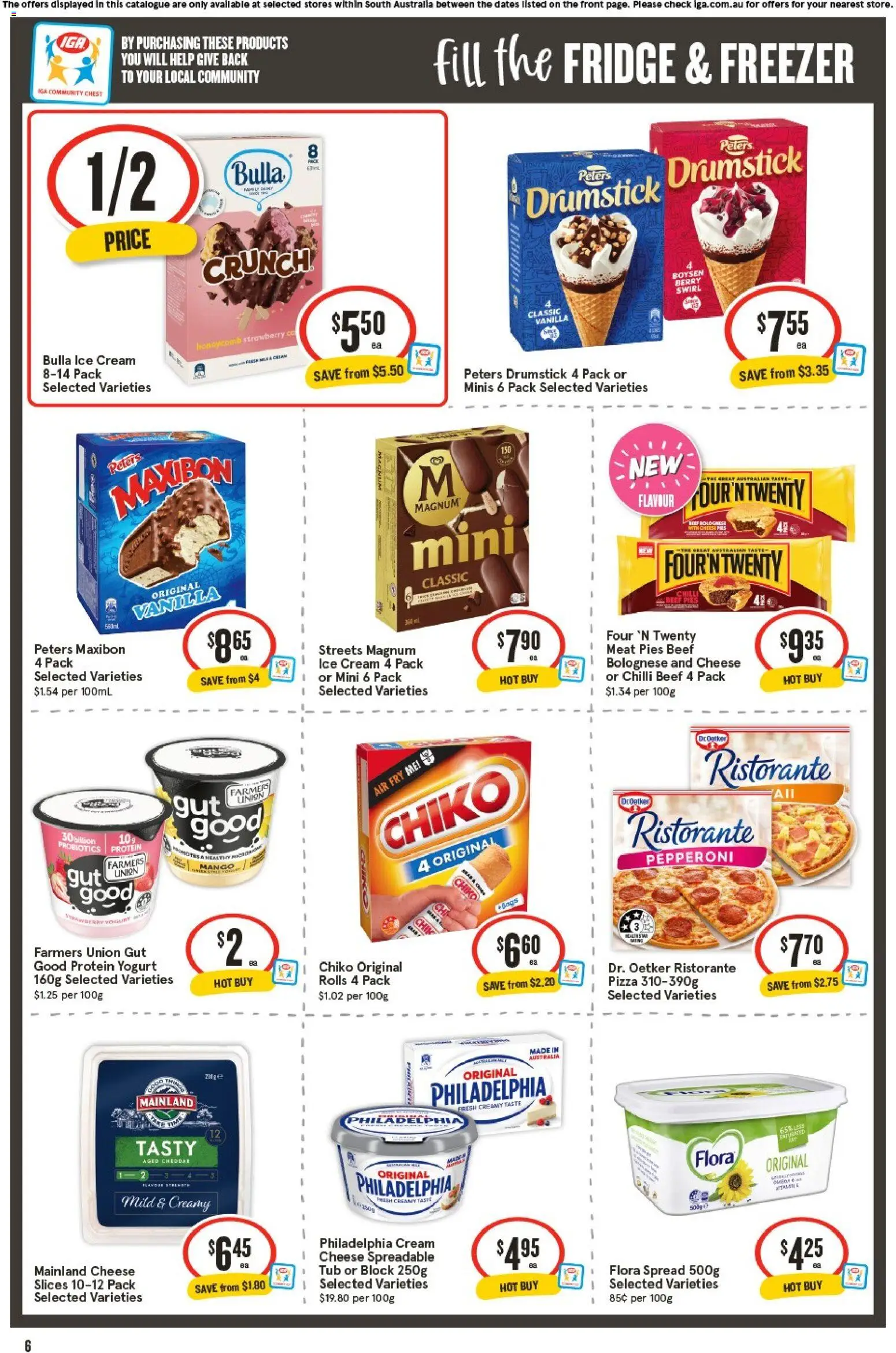 IGA catalogue - valid from 19/08/2026 | Page: 7 | Products: Probiotics, Ice cream, Chilli, Magnum
